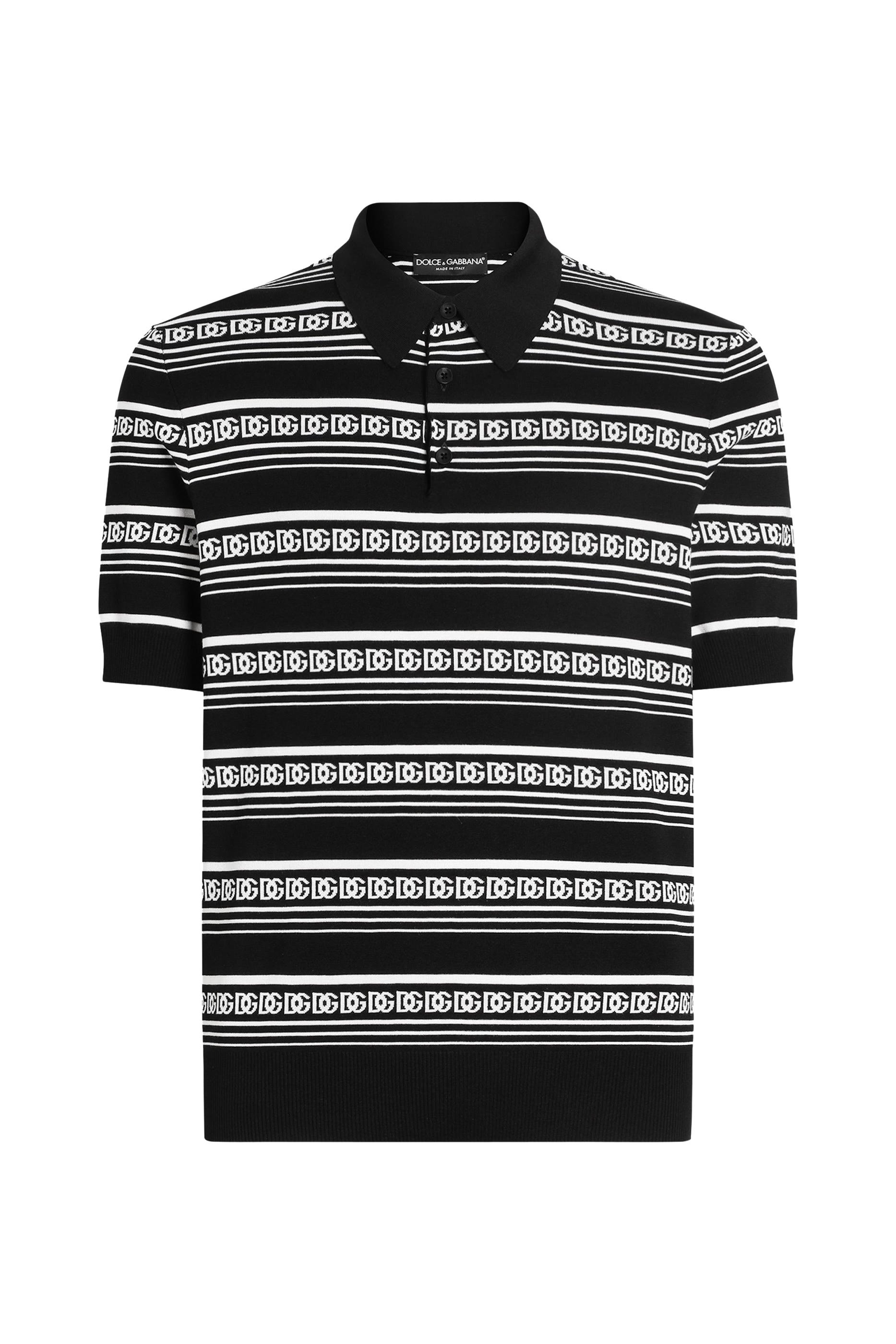 Silk Polo Shirt with Logo
