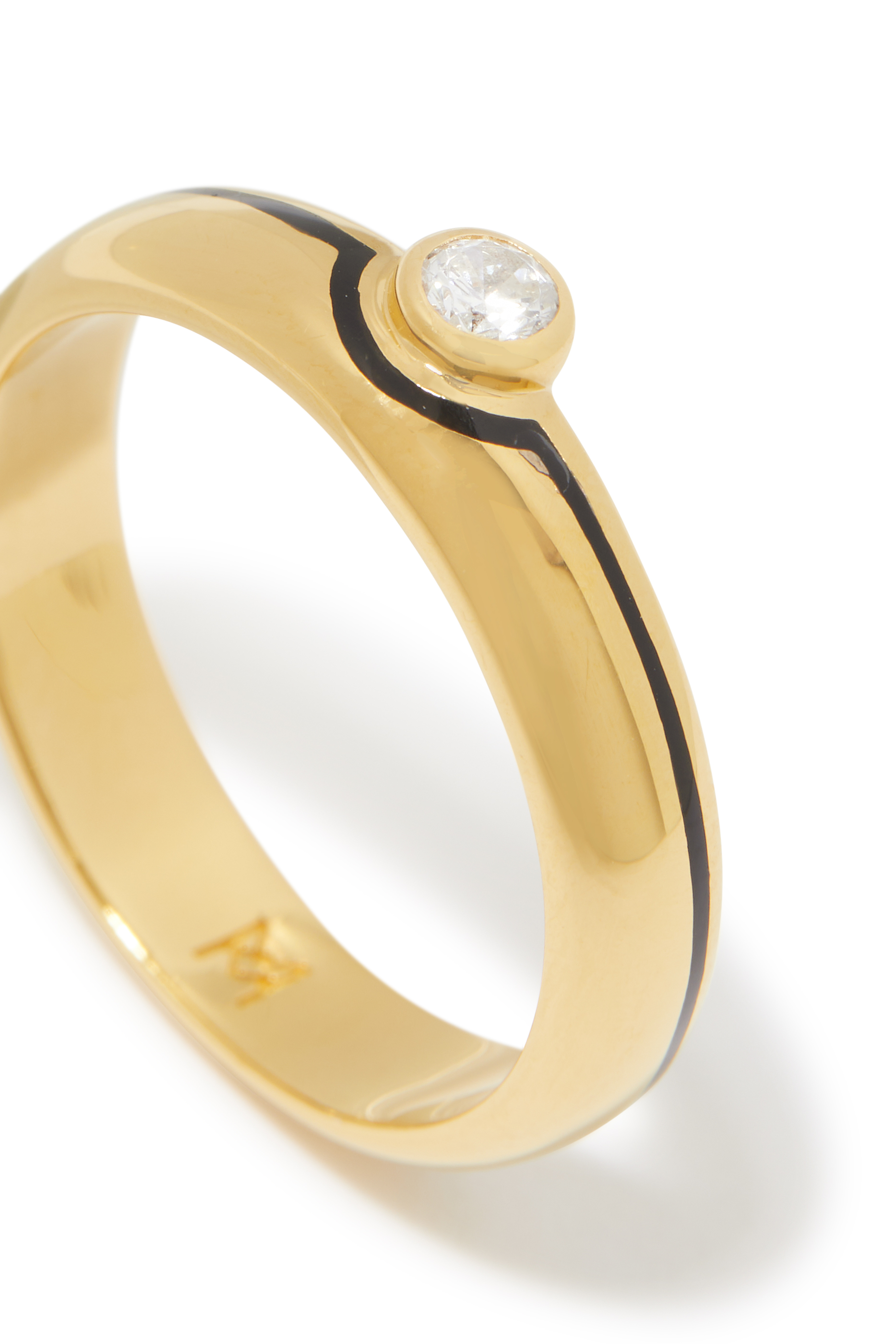 Byline Stacking Band Ring, 18k Gold-Plated Sterling Silver