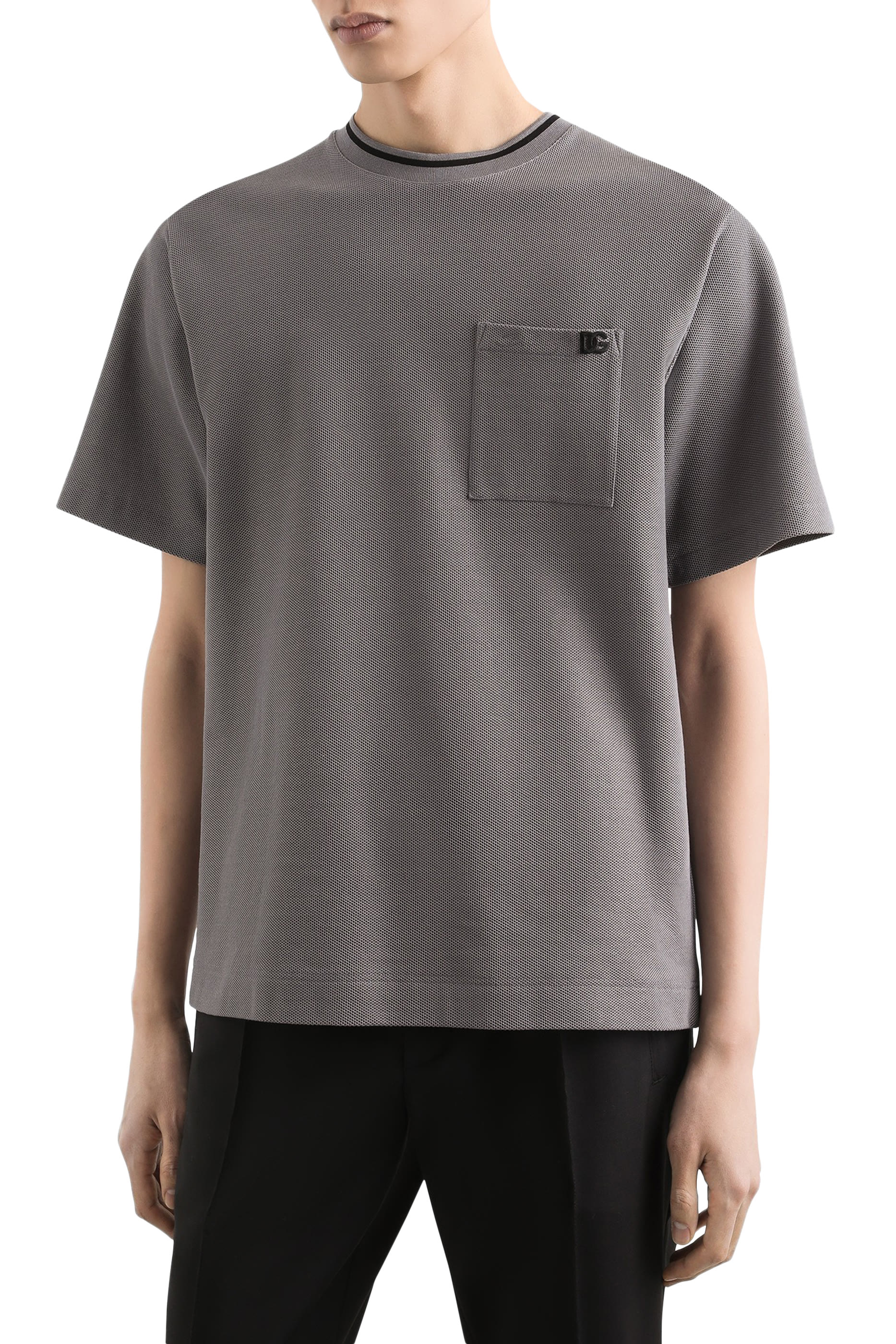 DG Logo Cotton Piqué T-Shirt