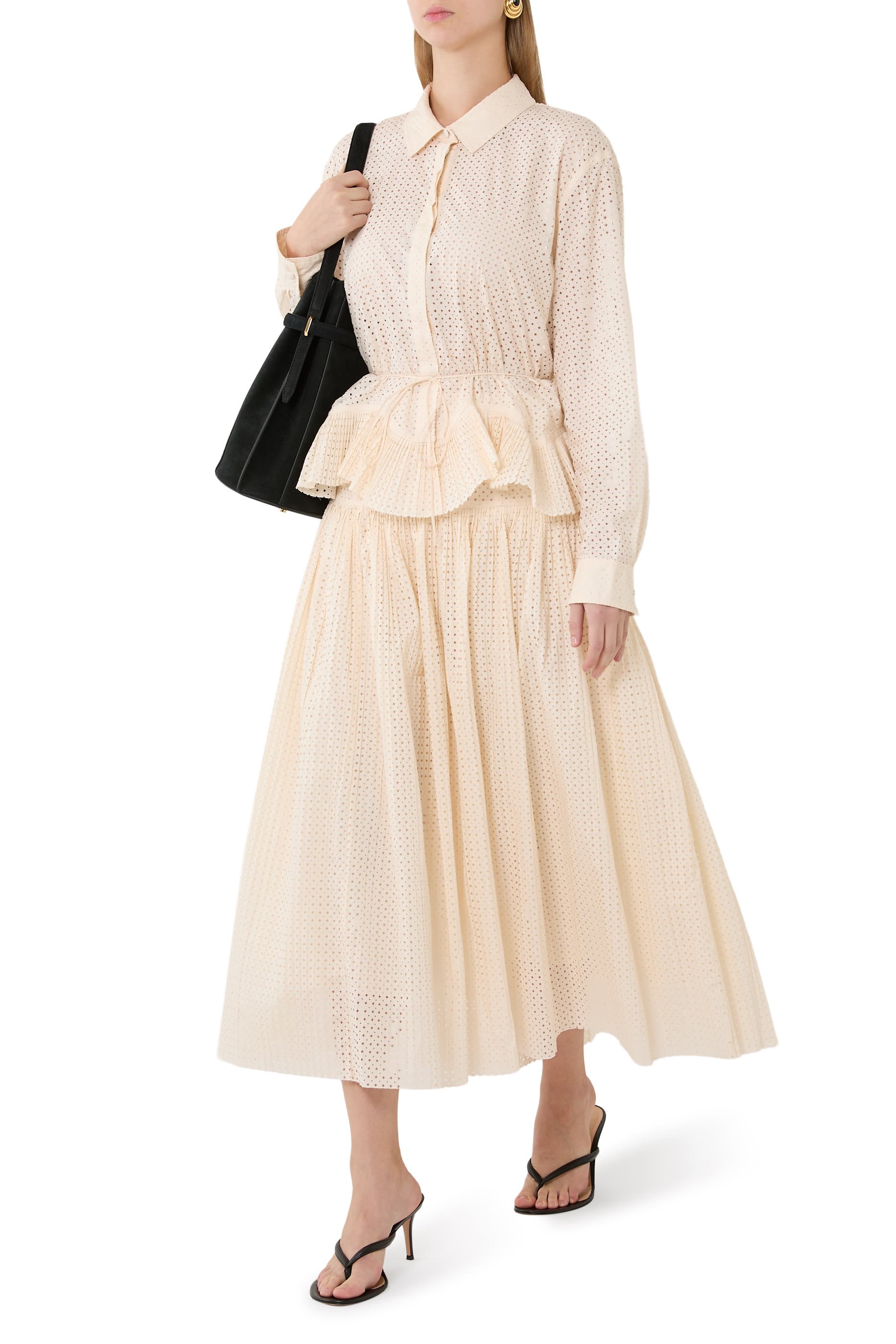 Nalla A‐Line Midi Skirt