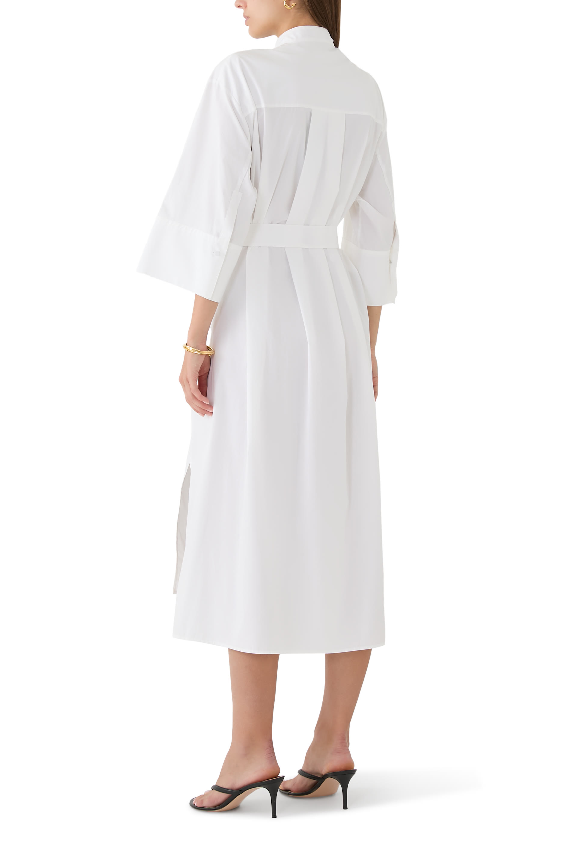 Mederic Poplin Colour Block Dress