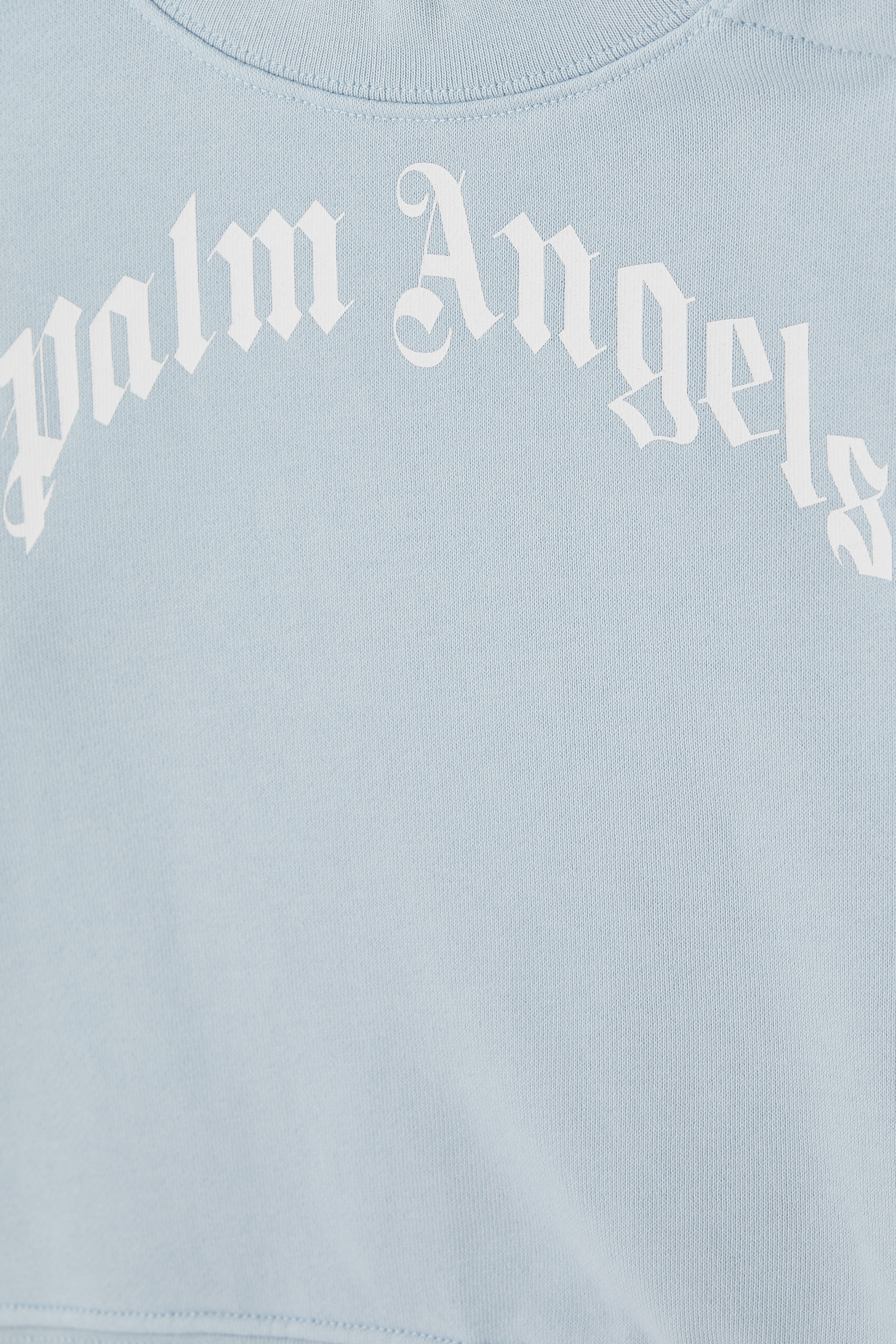 Kids Curved Logo Crewneck Sweatshirt