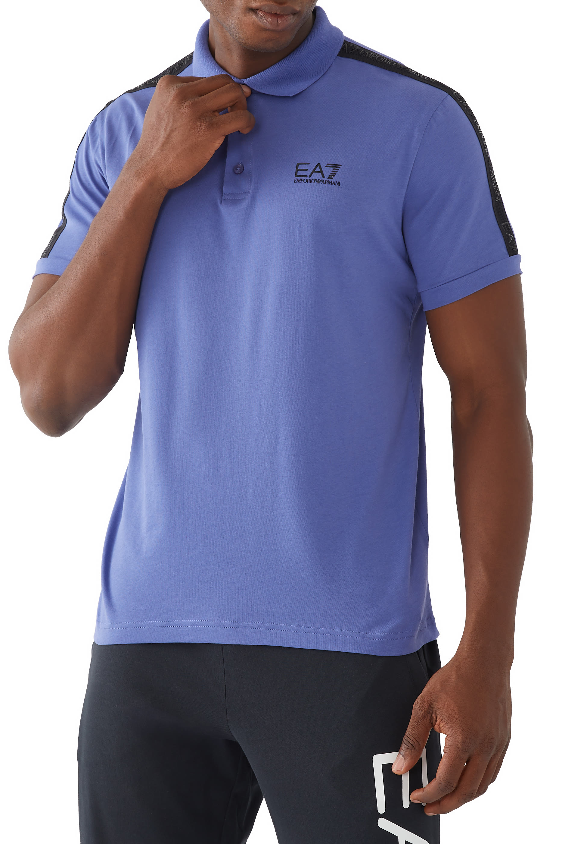 EA7 Train Logo Series Polo Shirt