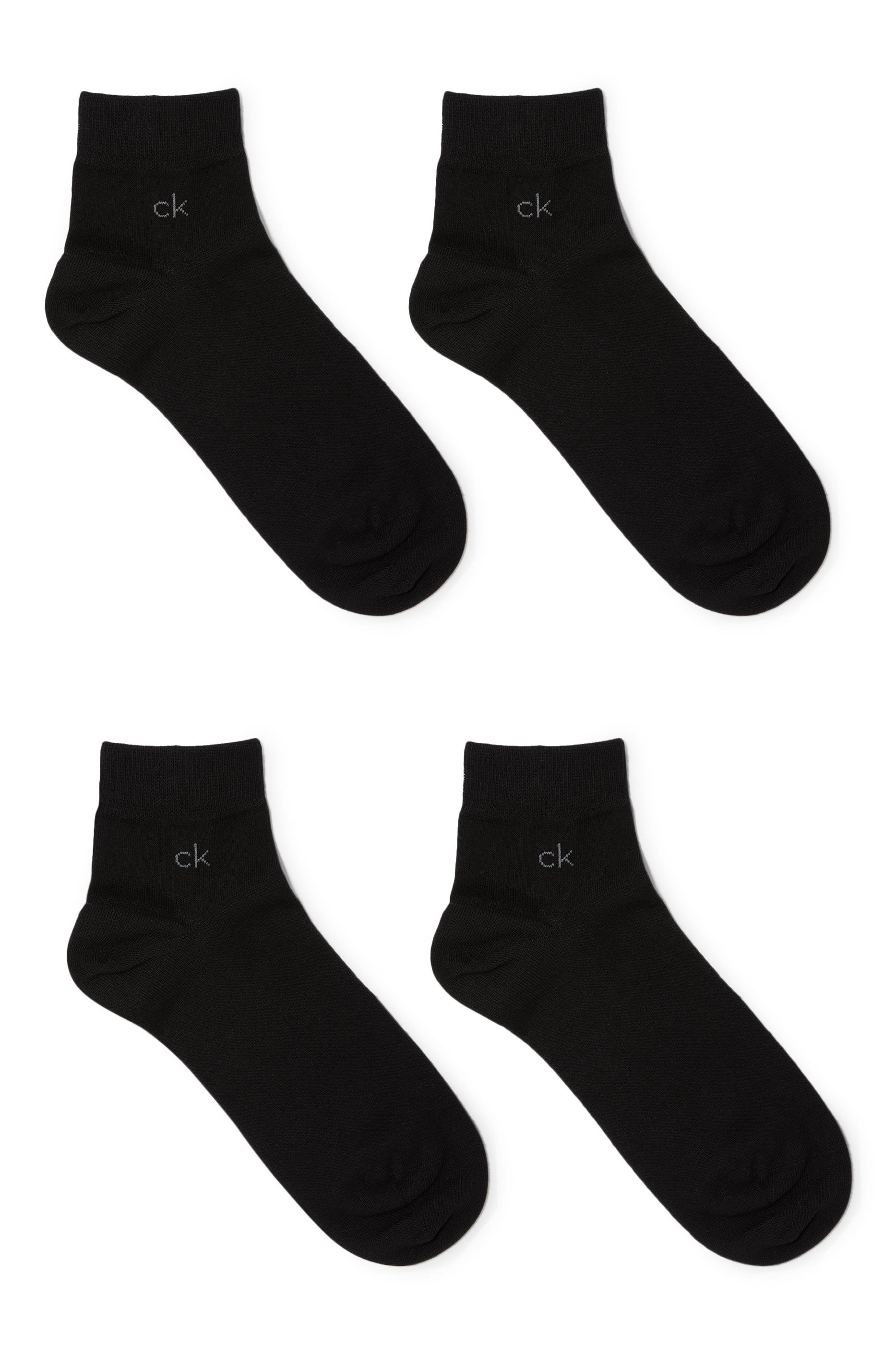 Simon Casual Flat Knit Socks, Set of 2
