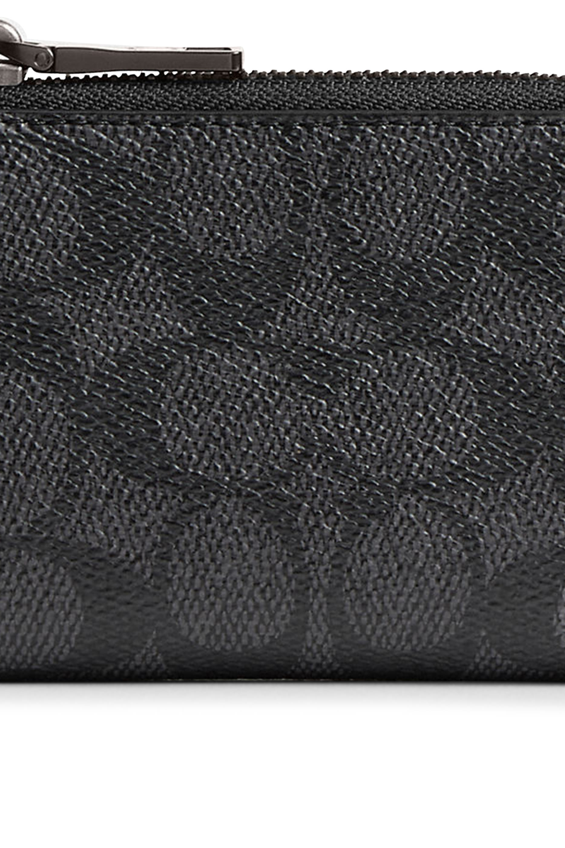 L Zip Key Case in Signature Canvas