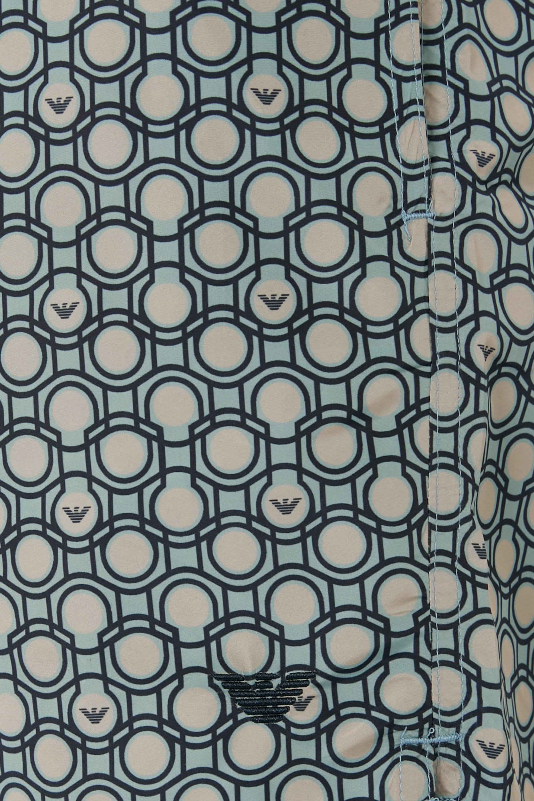 Sticks Print Swim Shorts