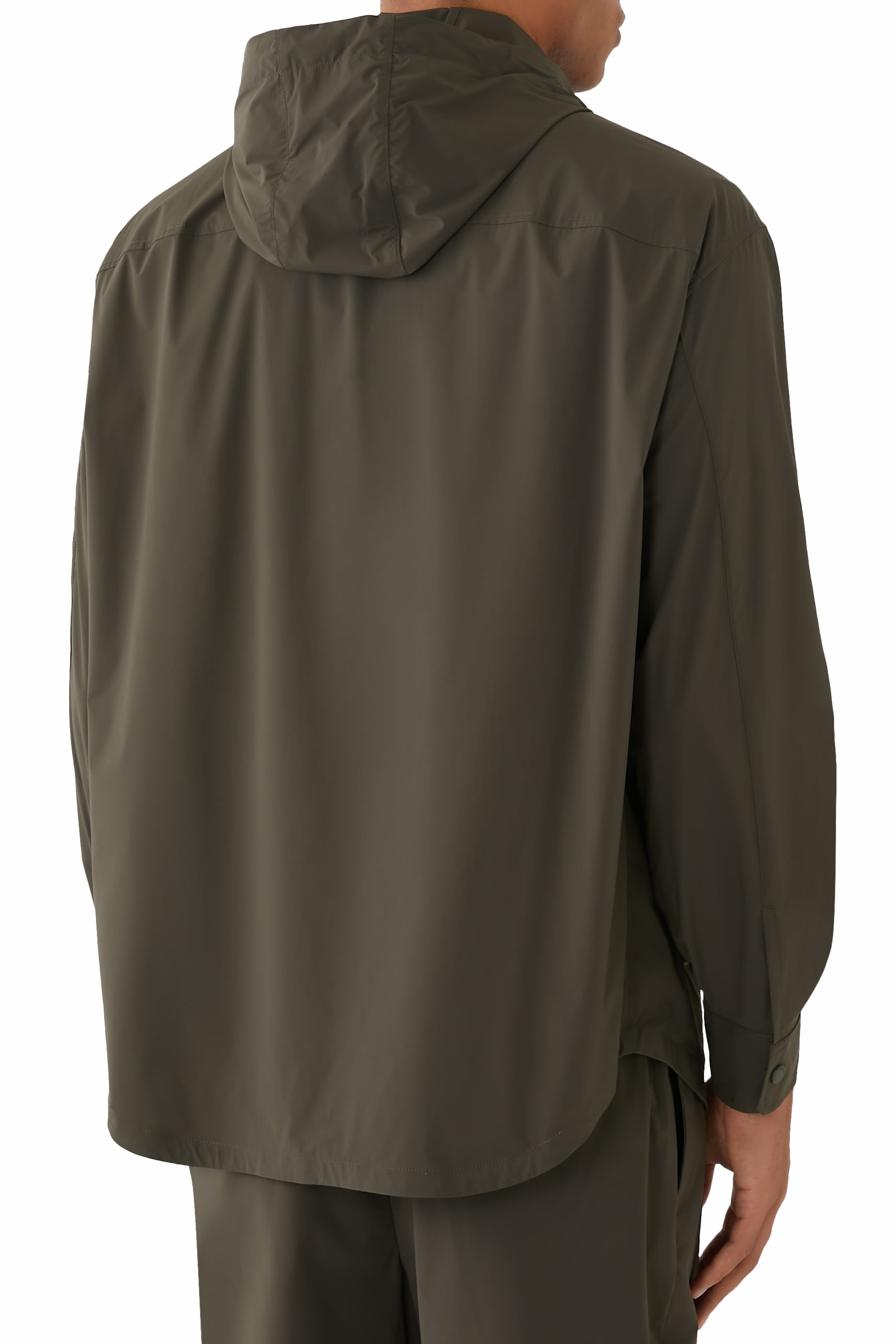 Long Stretch Nylon Caban