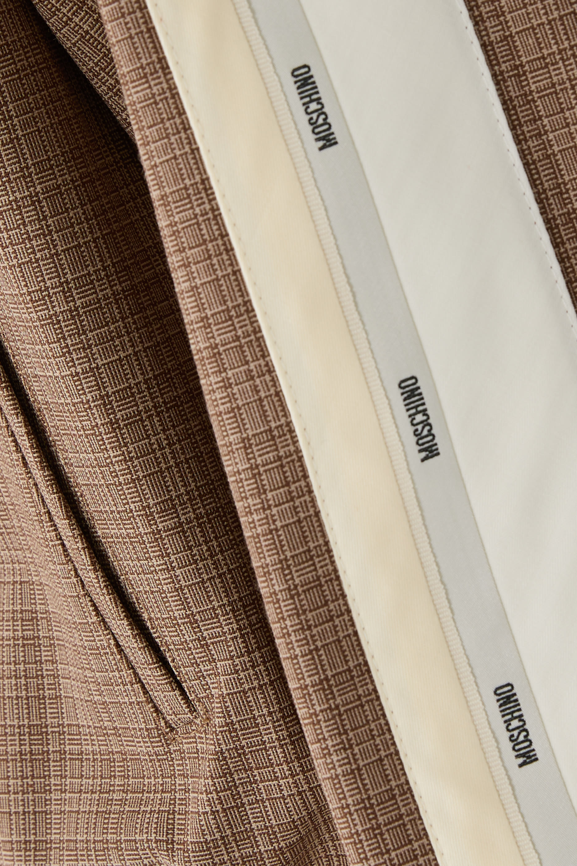 Logo Tape Checked Jacket