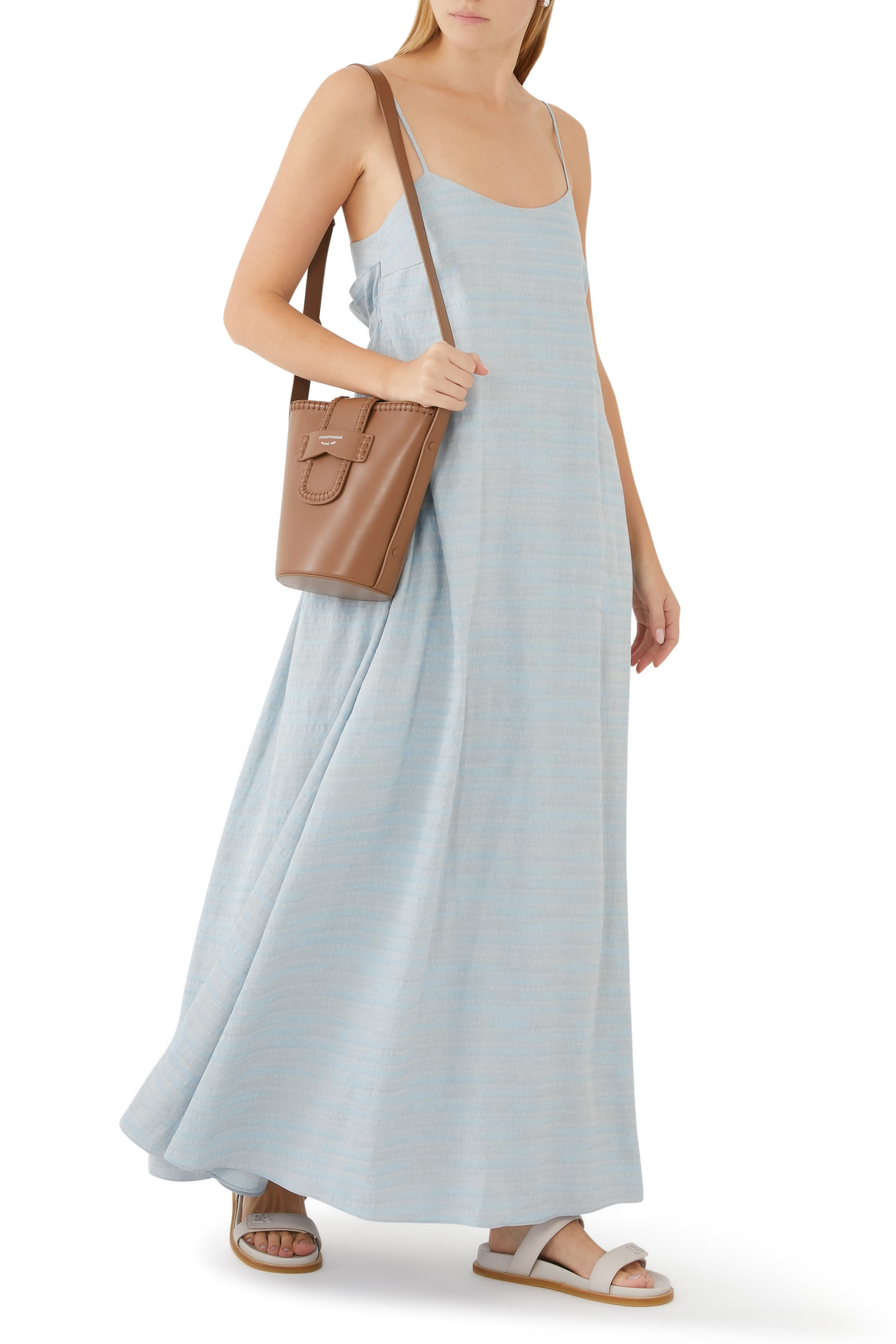 Icon Linen-Blend Maxi Dress