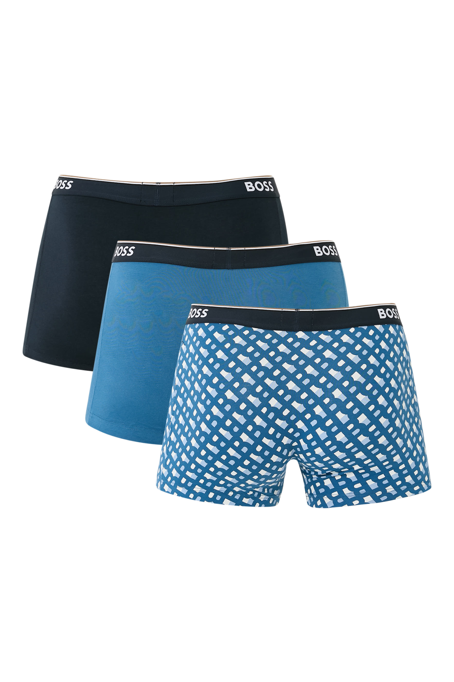 Three-pack Of Logo-Waistband Trunks