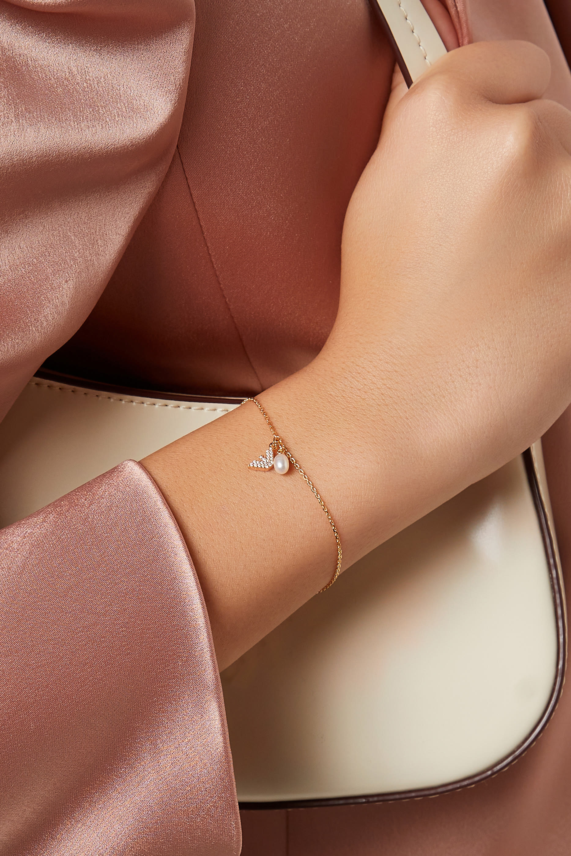 Pearl Pendant Bracelet