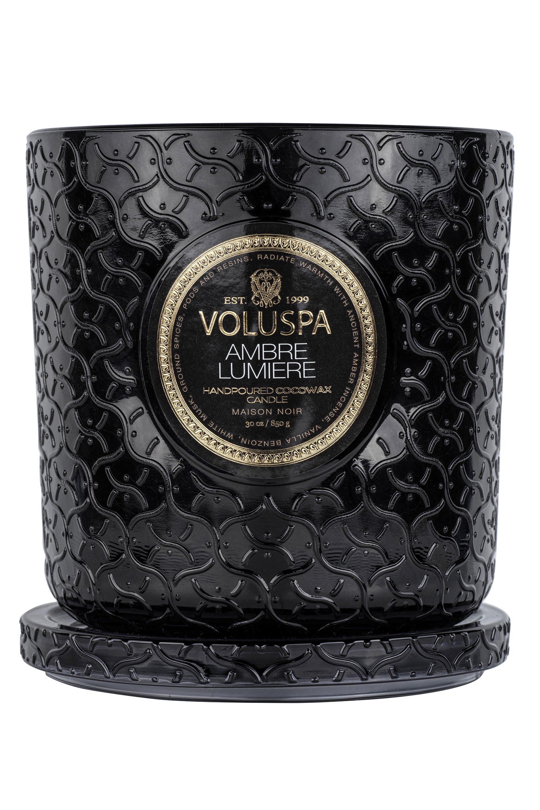 Ambre Lumiere Luxe Candle