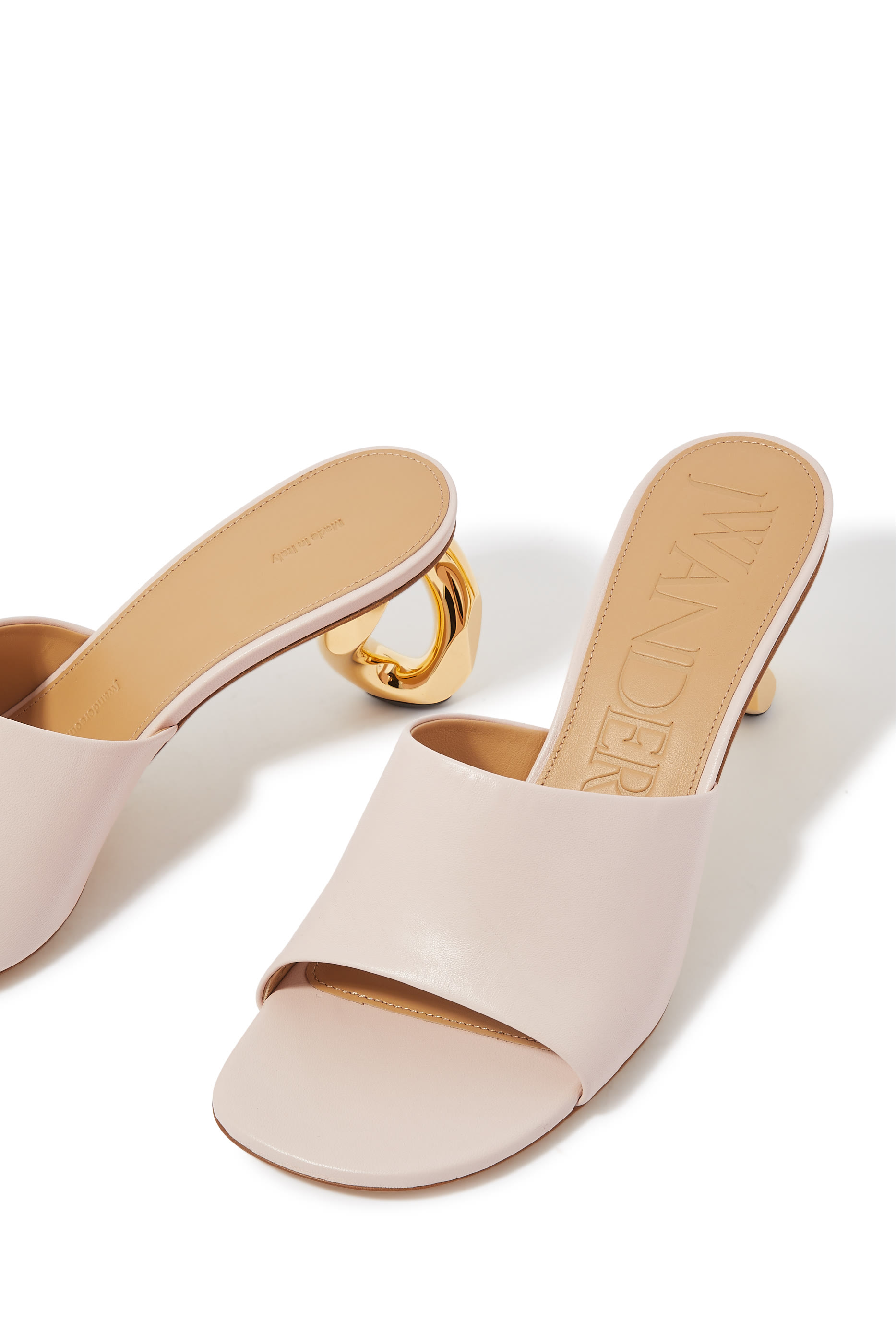 Chain 80 Leather Mules