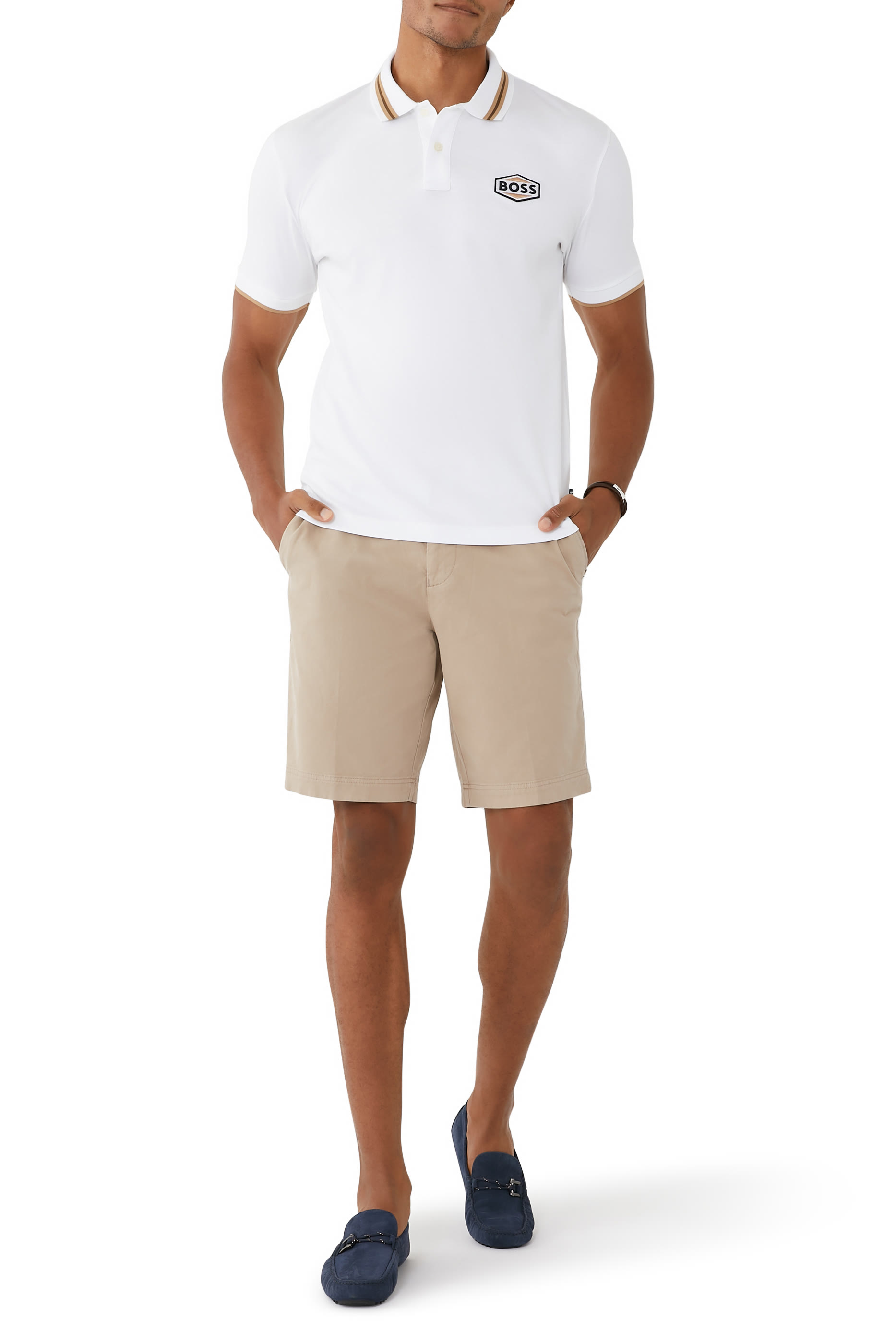 Cotton Blend Shorts