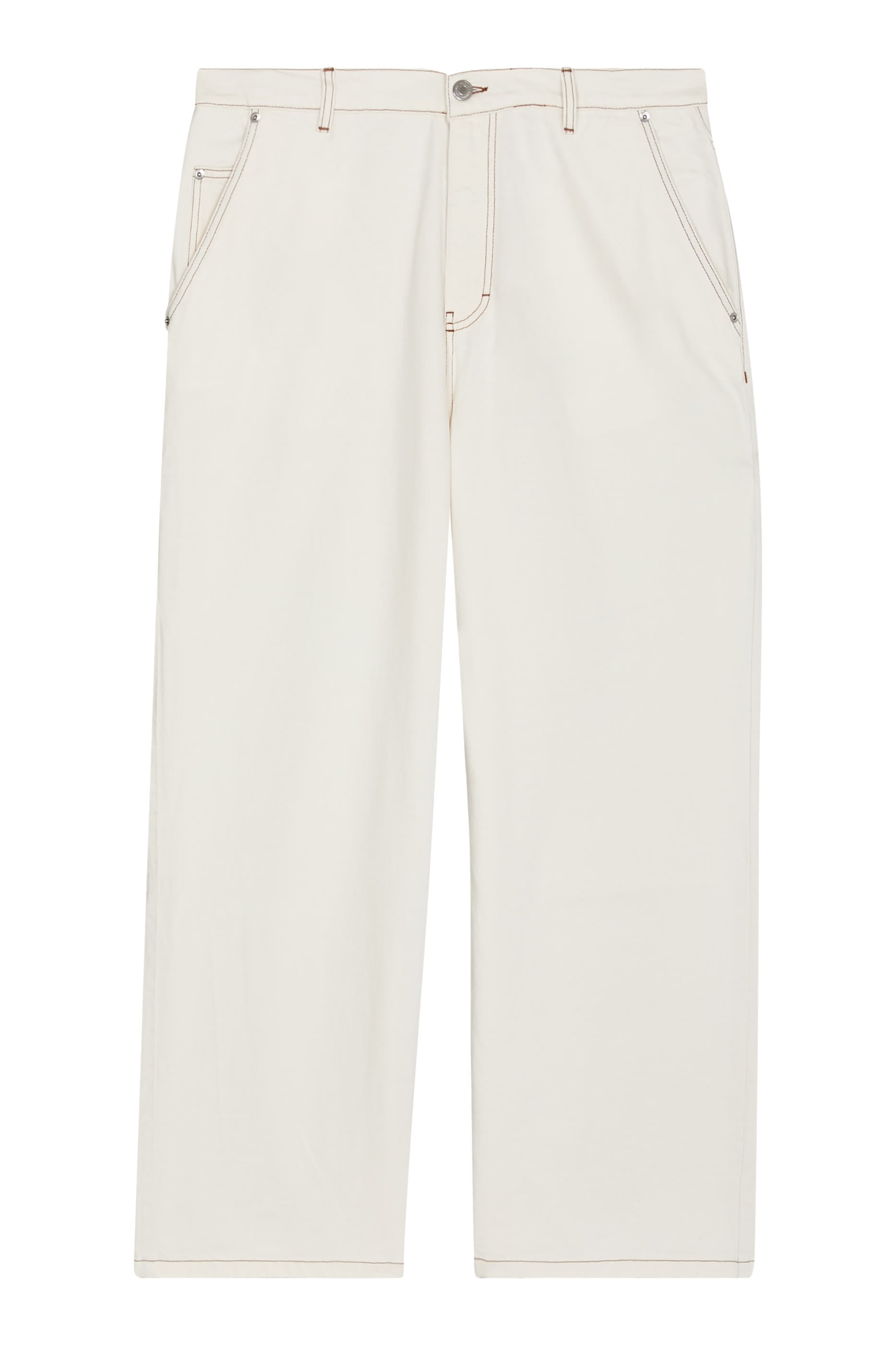 Cotton Wide Fit Trousers
