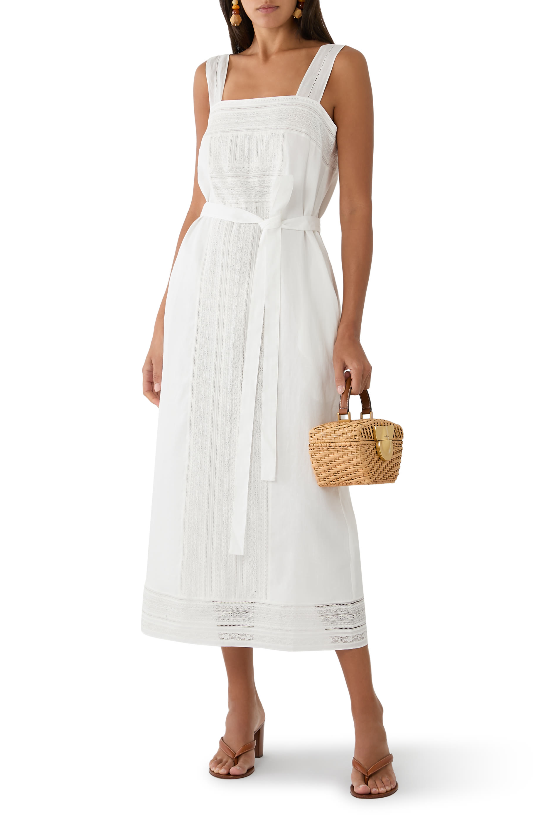 Lace Trim Slip Dress