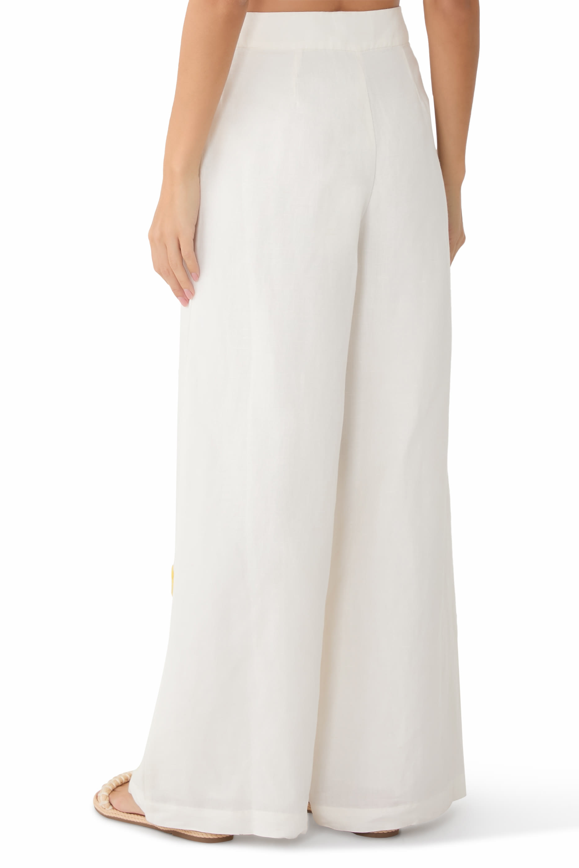 Carly Embroidered Wide Leg Pants