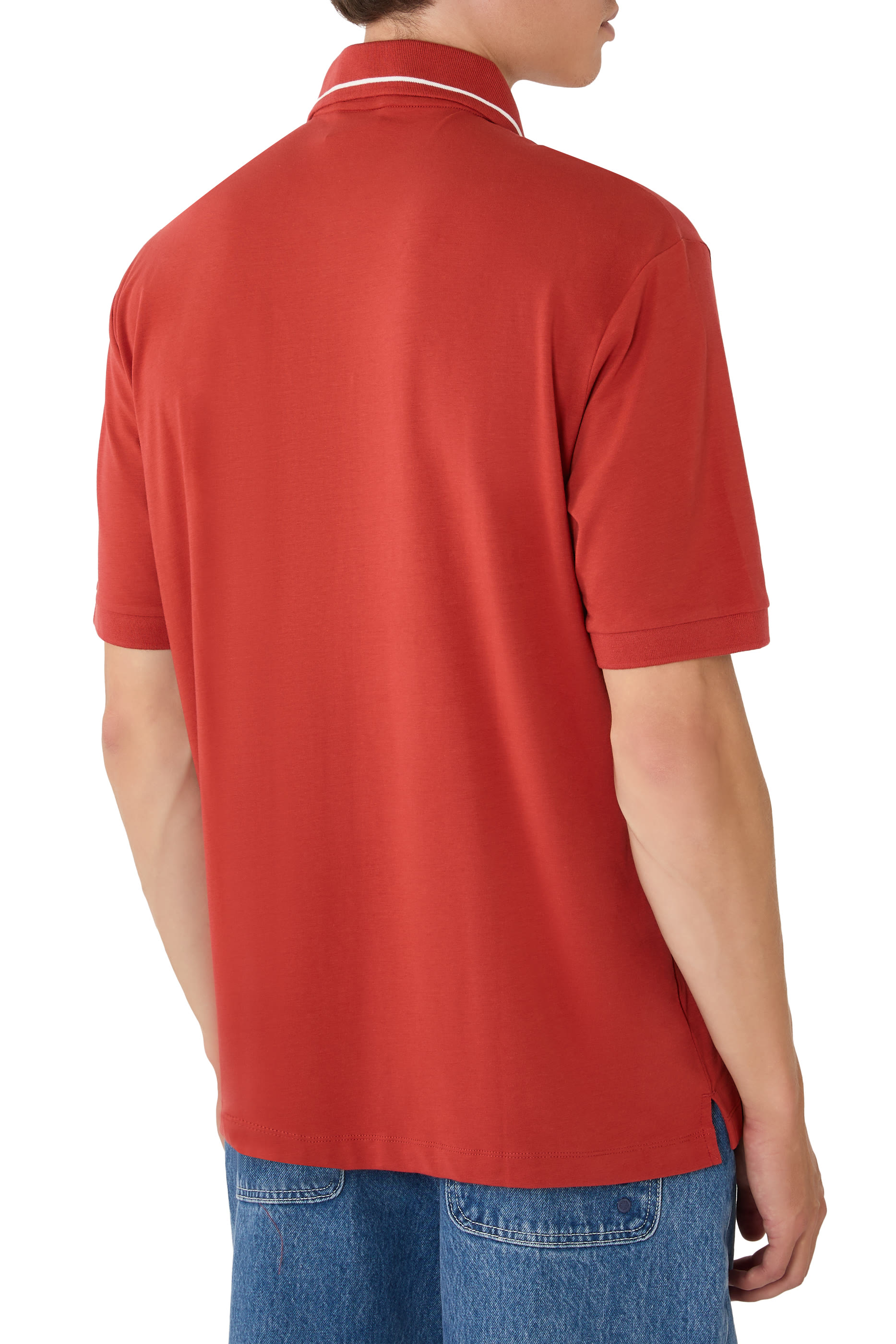  Regular Fit Polo Shirt in Stretch Jersey