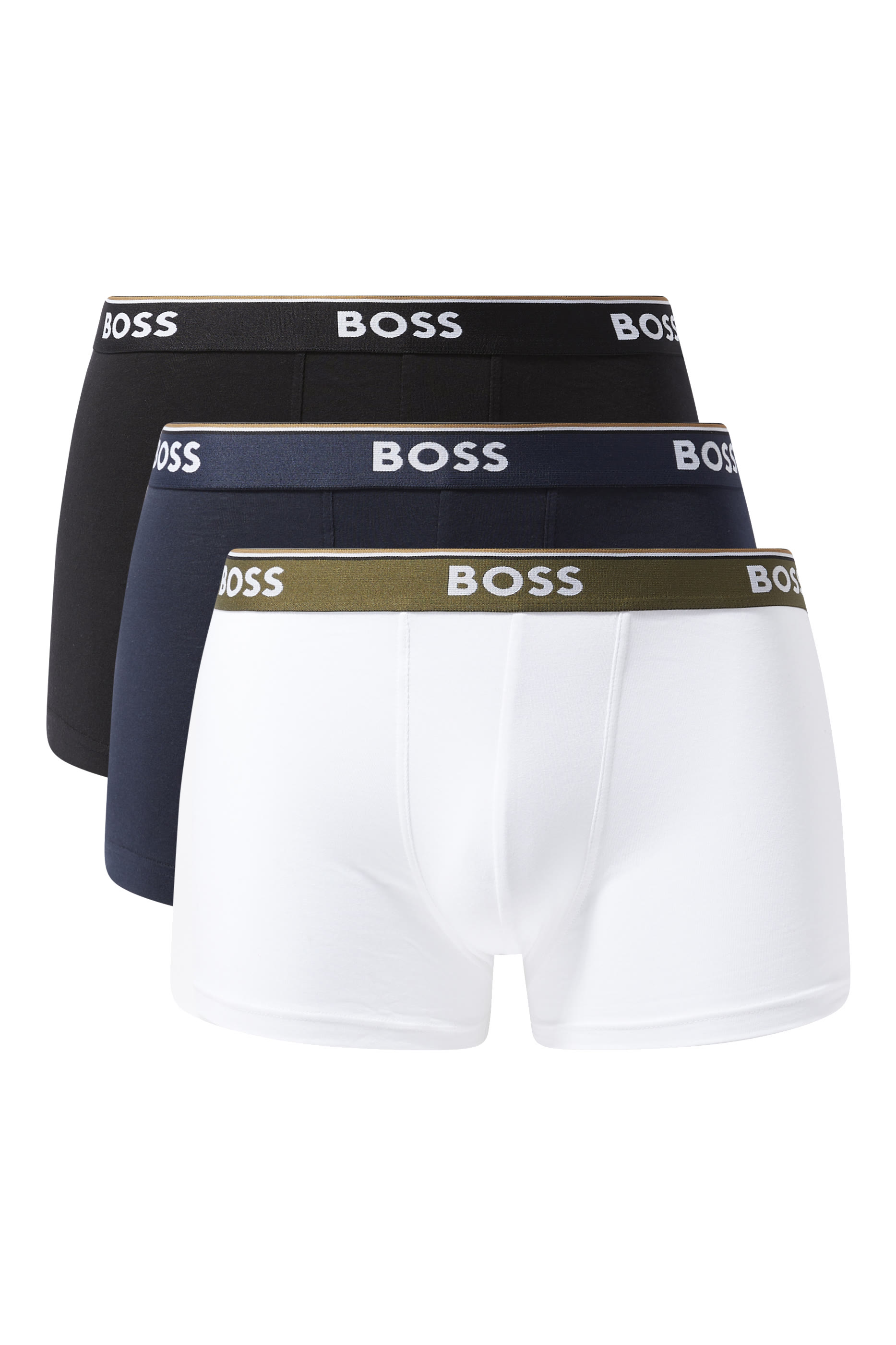 Logo Waistband Boxer Briefs, Pack Of 3