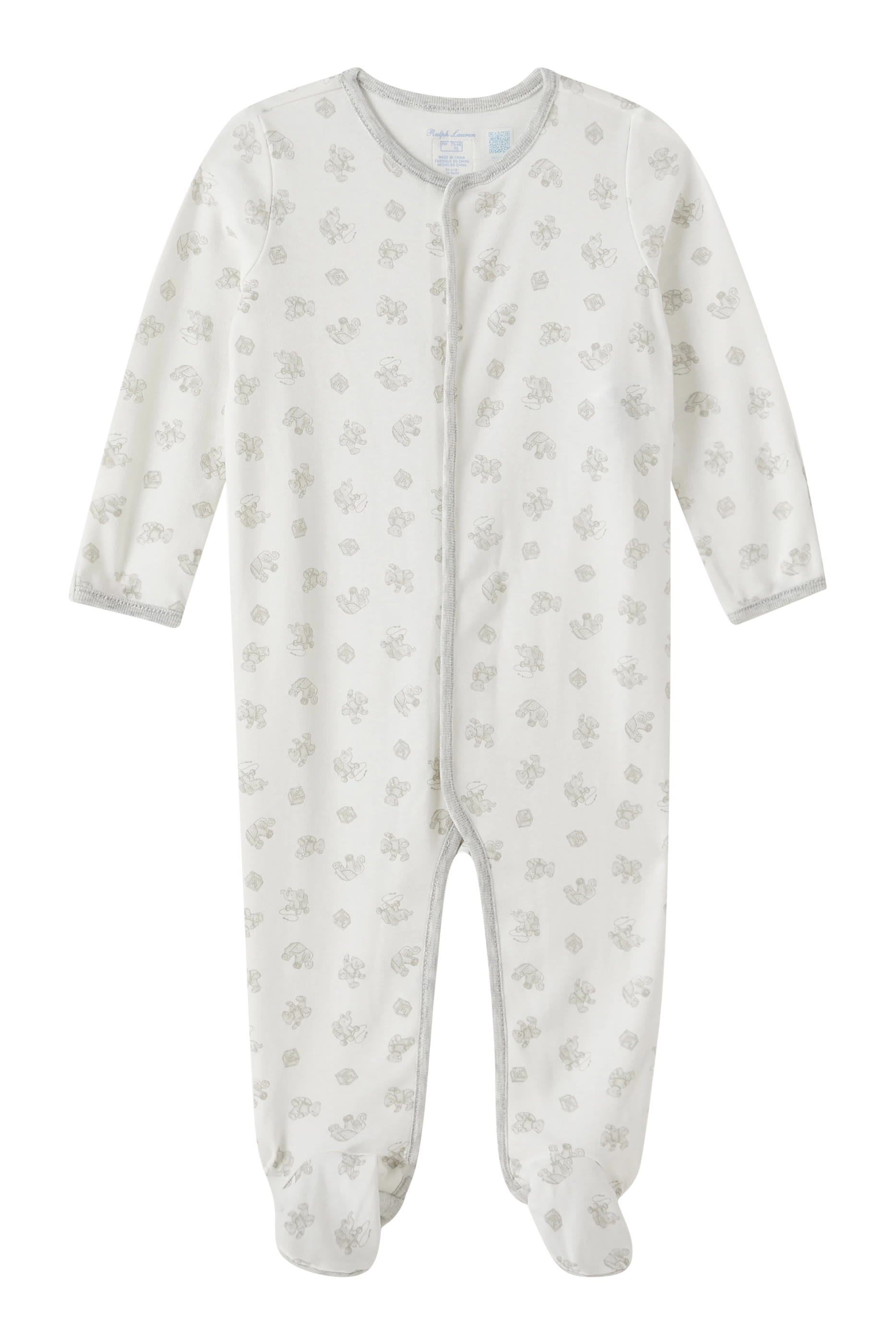 Kids Polo Bear Cotton Bodysuit