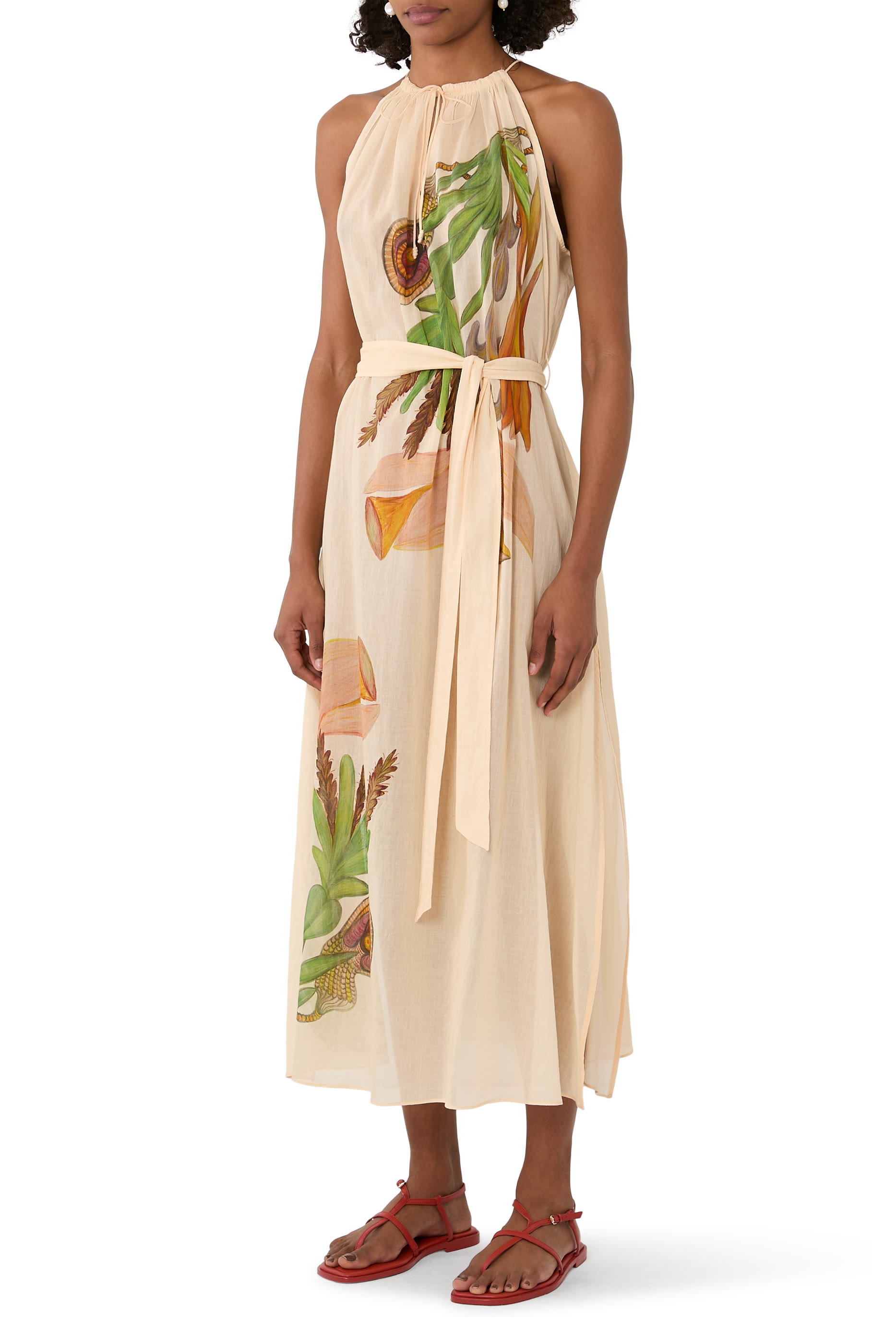 Elara Sleeveless Dress Coverup