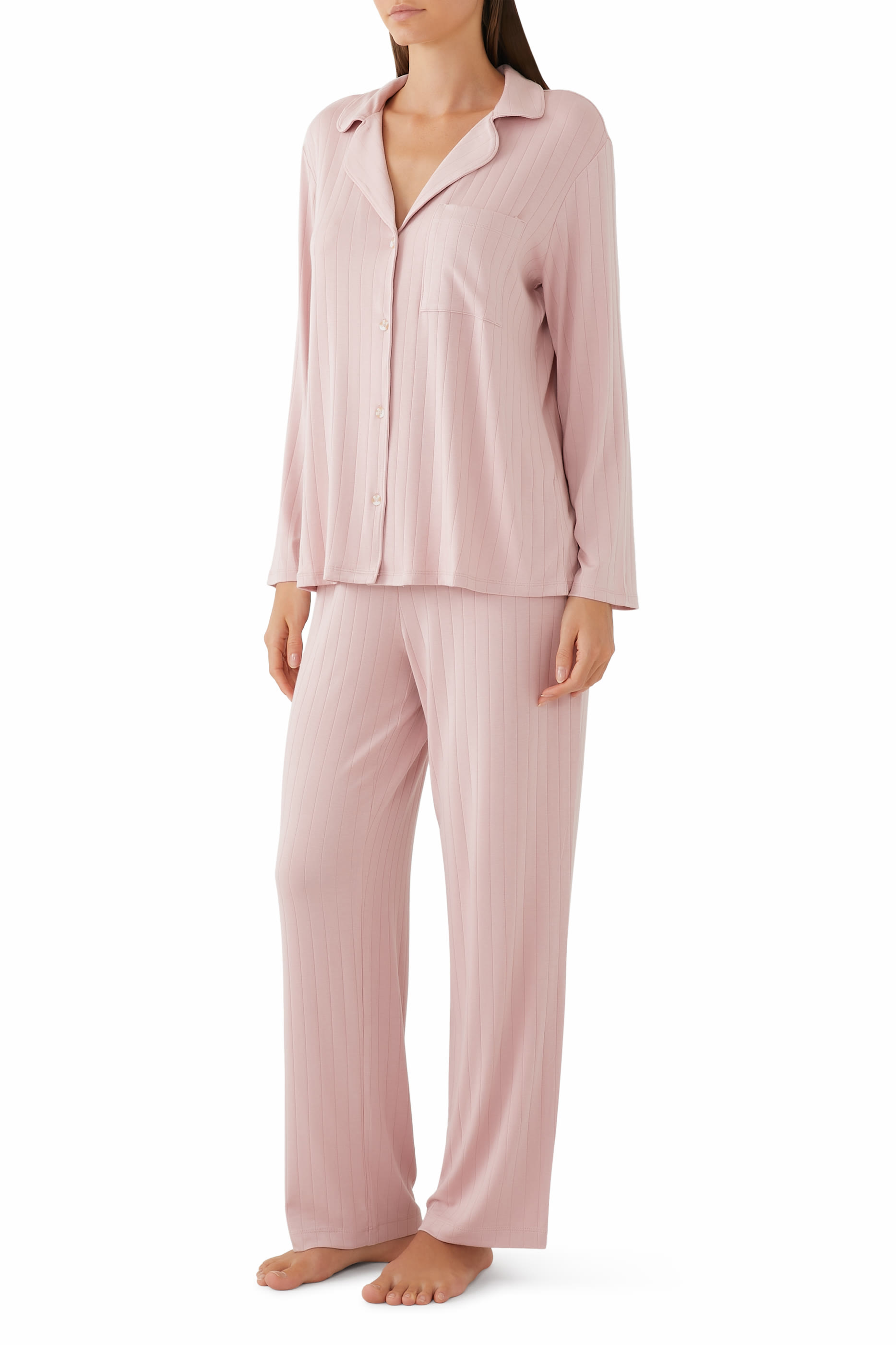  Gisele TENCEL™ Modal Rib Long Pajama Set