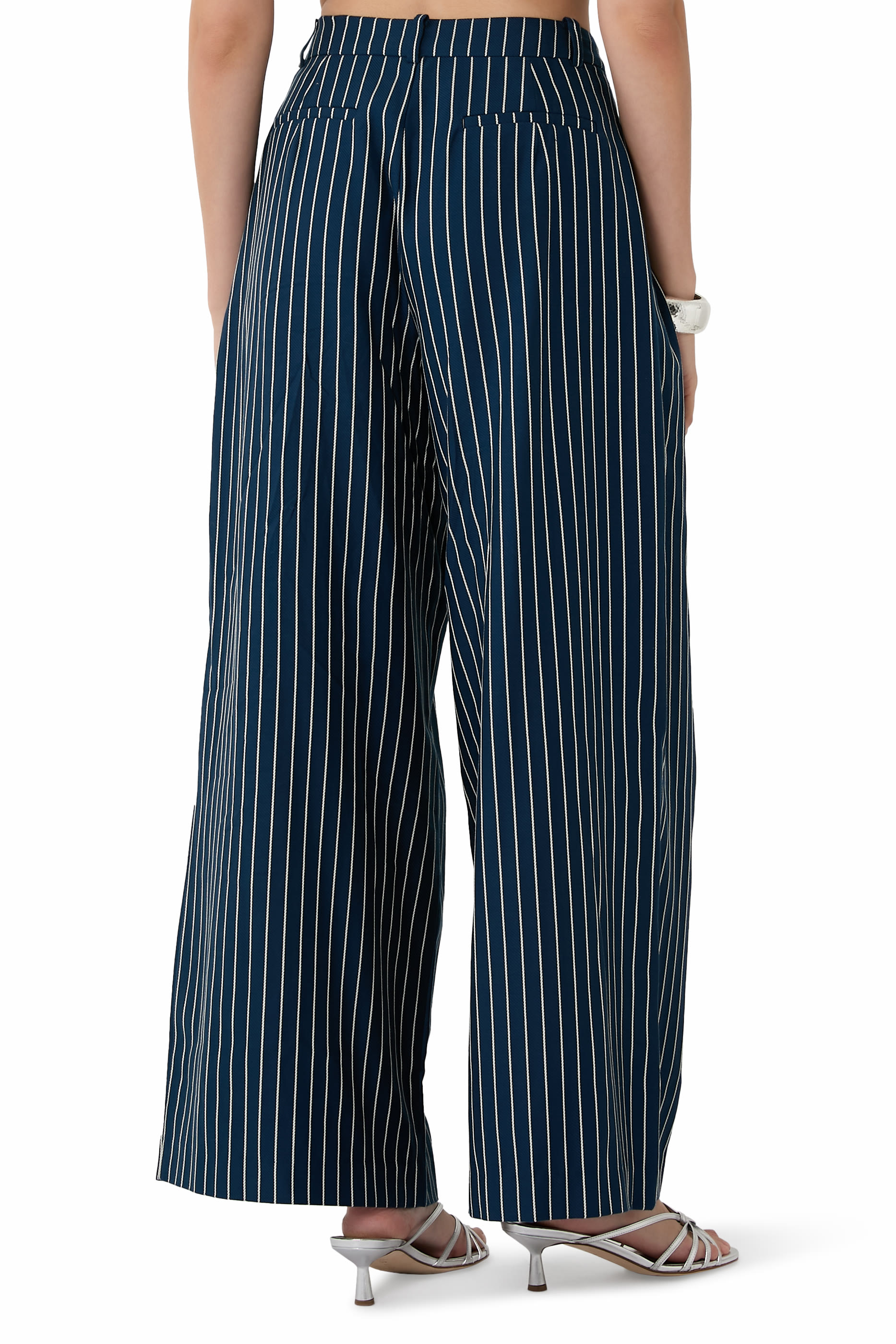 Chevron Stripe Lalia Trousers