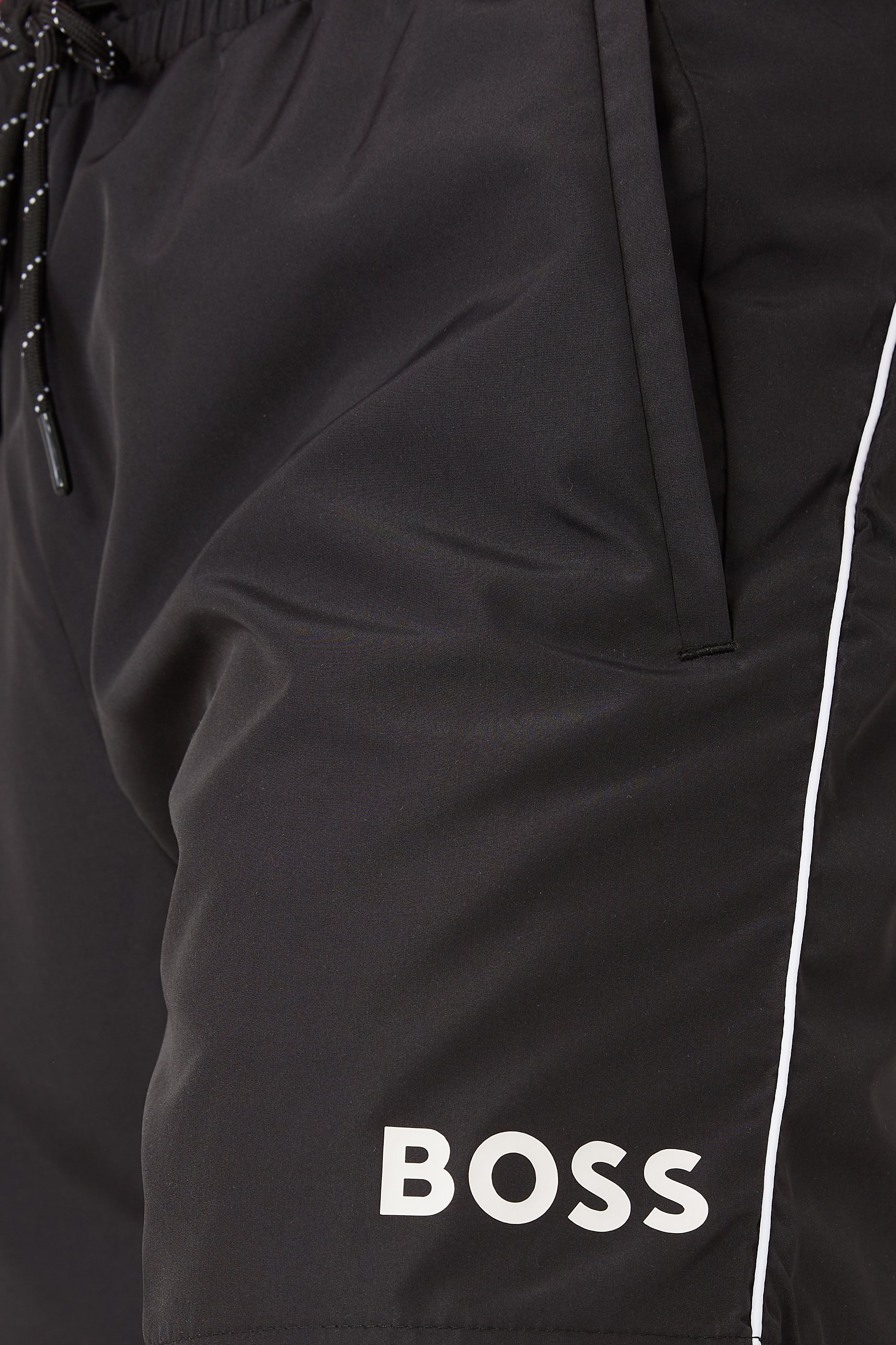 Quick-Drying Logo Swim Shorts