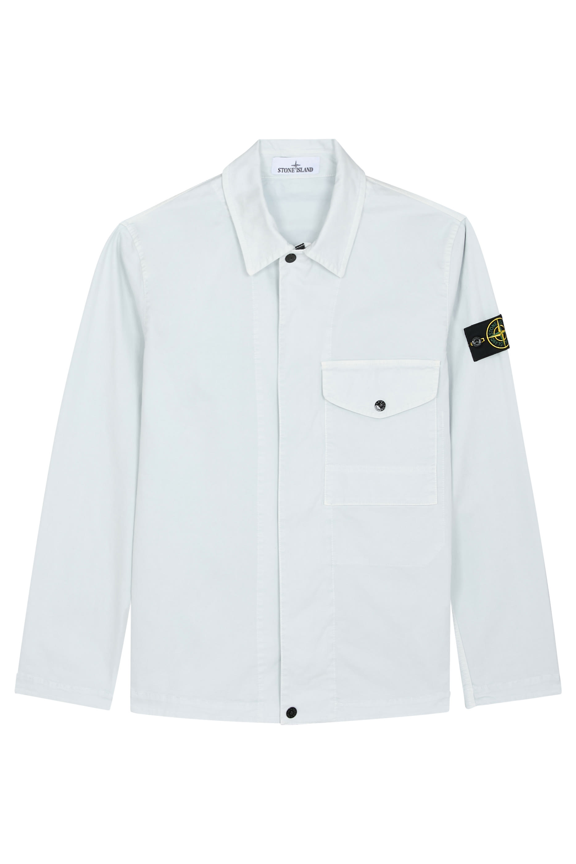 Logo Zip-Up Pocket Overshirt