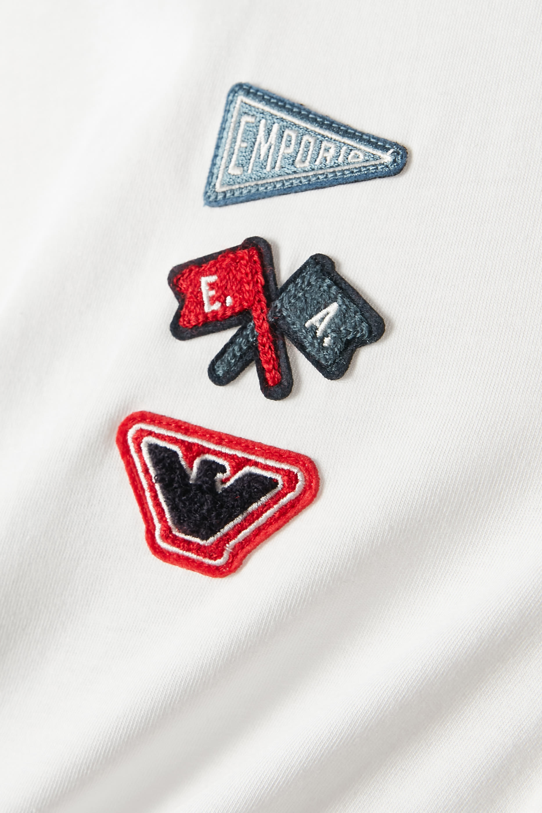 Kids Jersey T-Shirt with Logo Patch