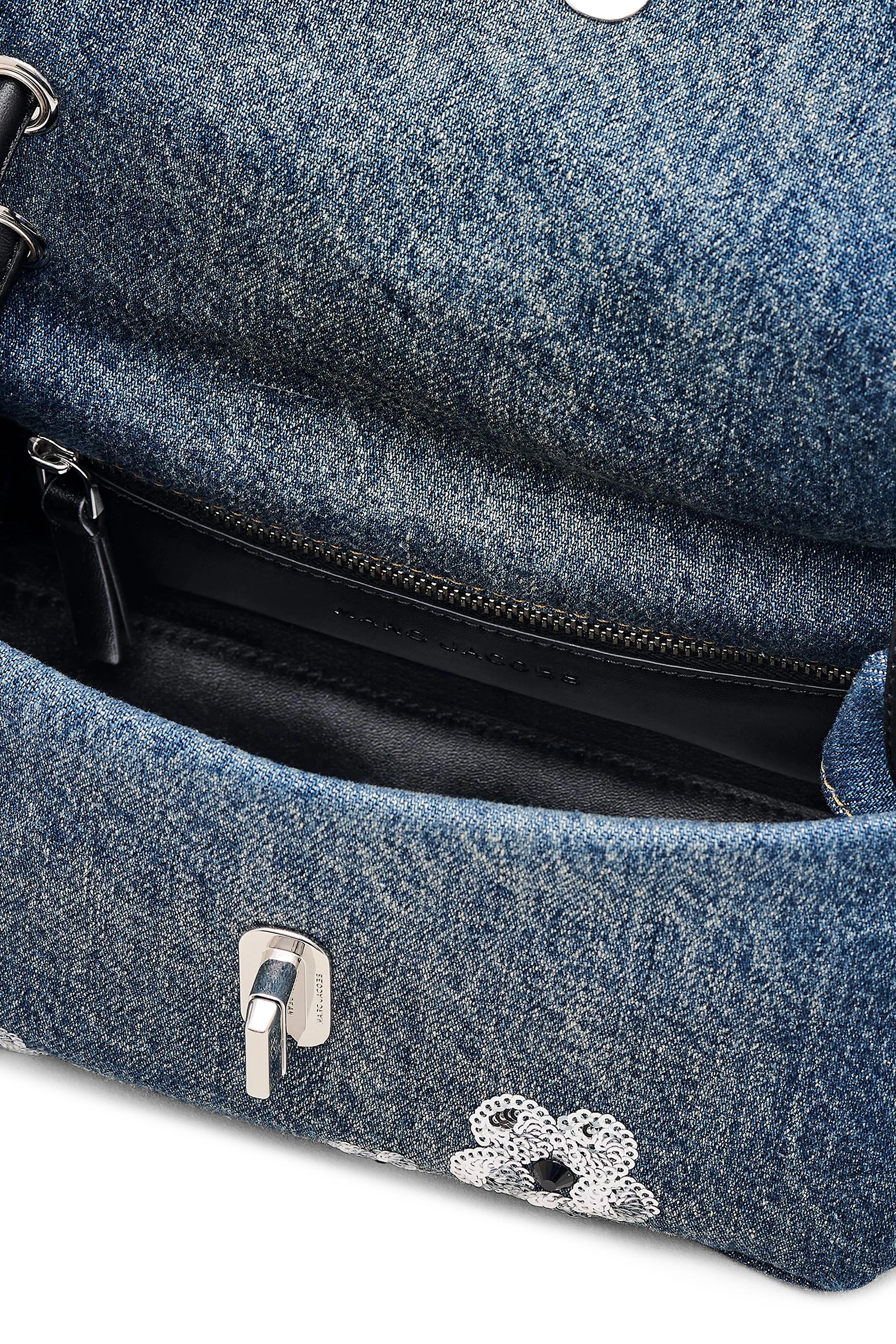 The Sequin Daisy Denim Mini Dual Bag