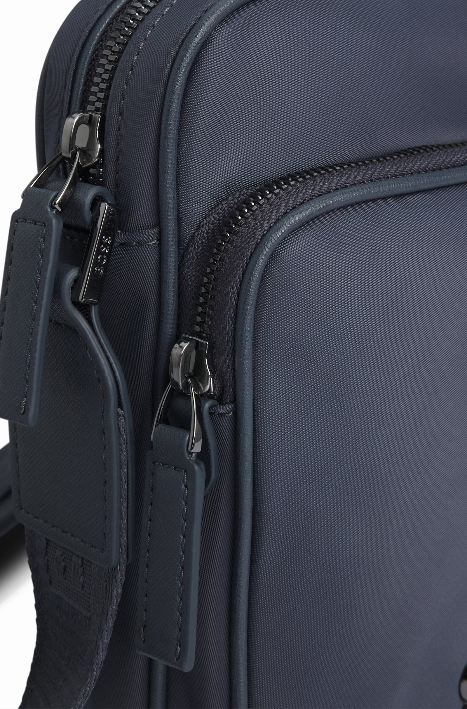 Twill Reporter Bag with Double B