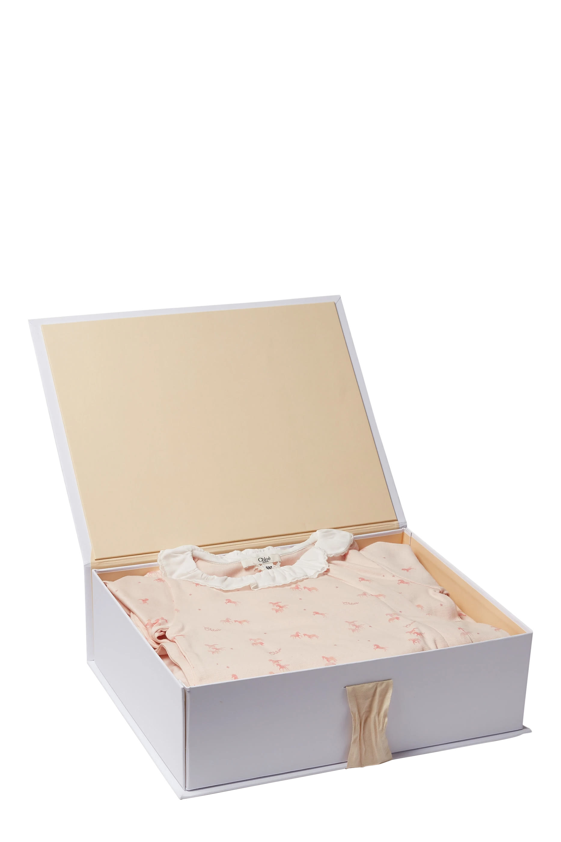 Kids Printed Cotton Bodysuit & Blanket Set