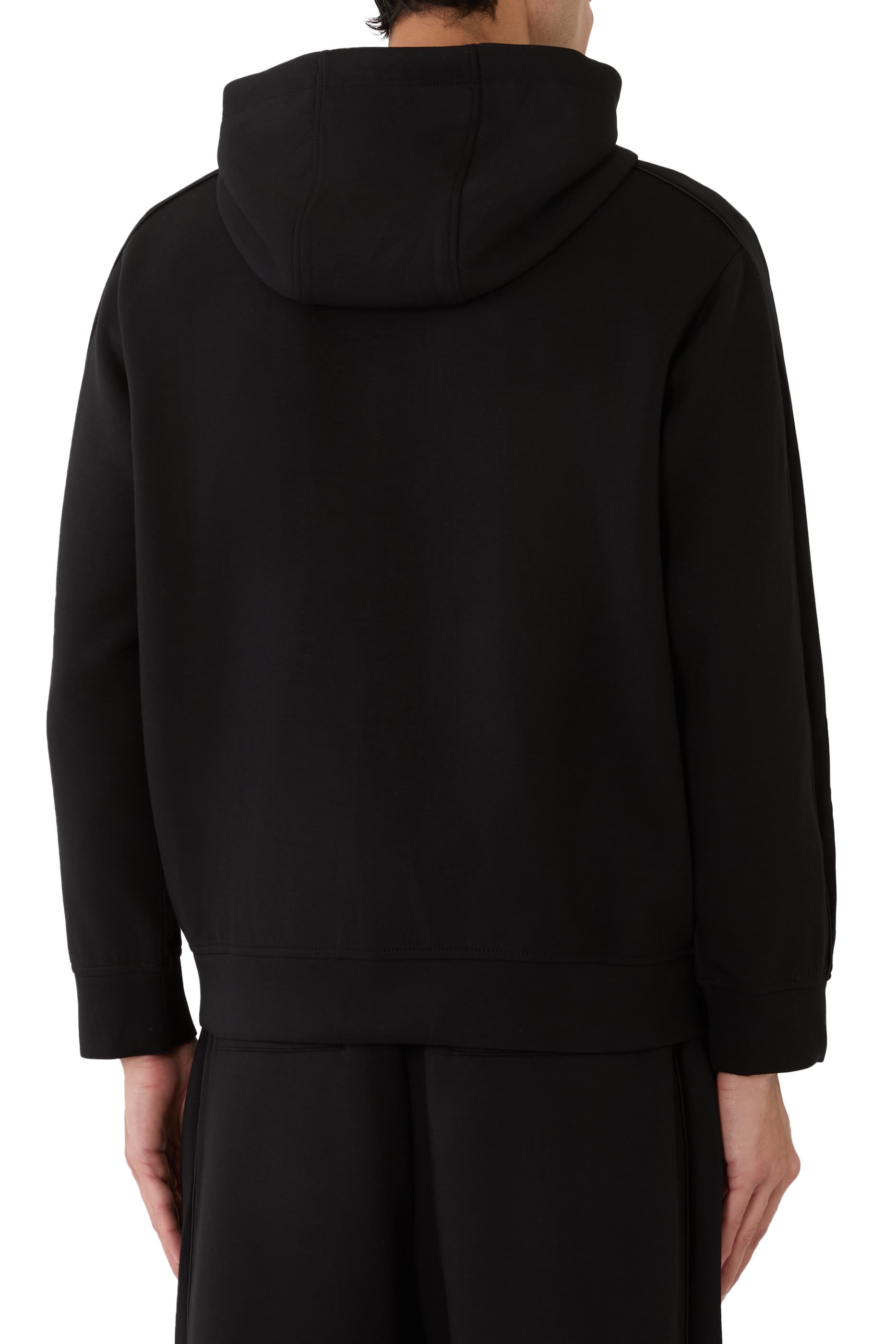  Zip-Up Sweatshirt in Technical Fabric