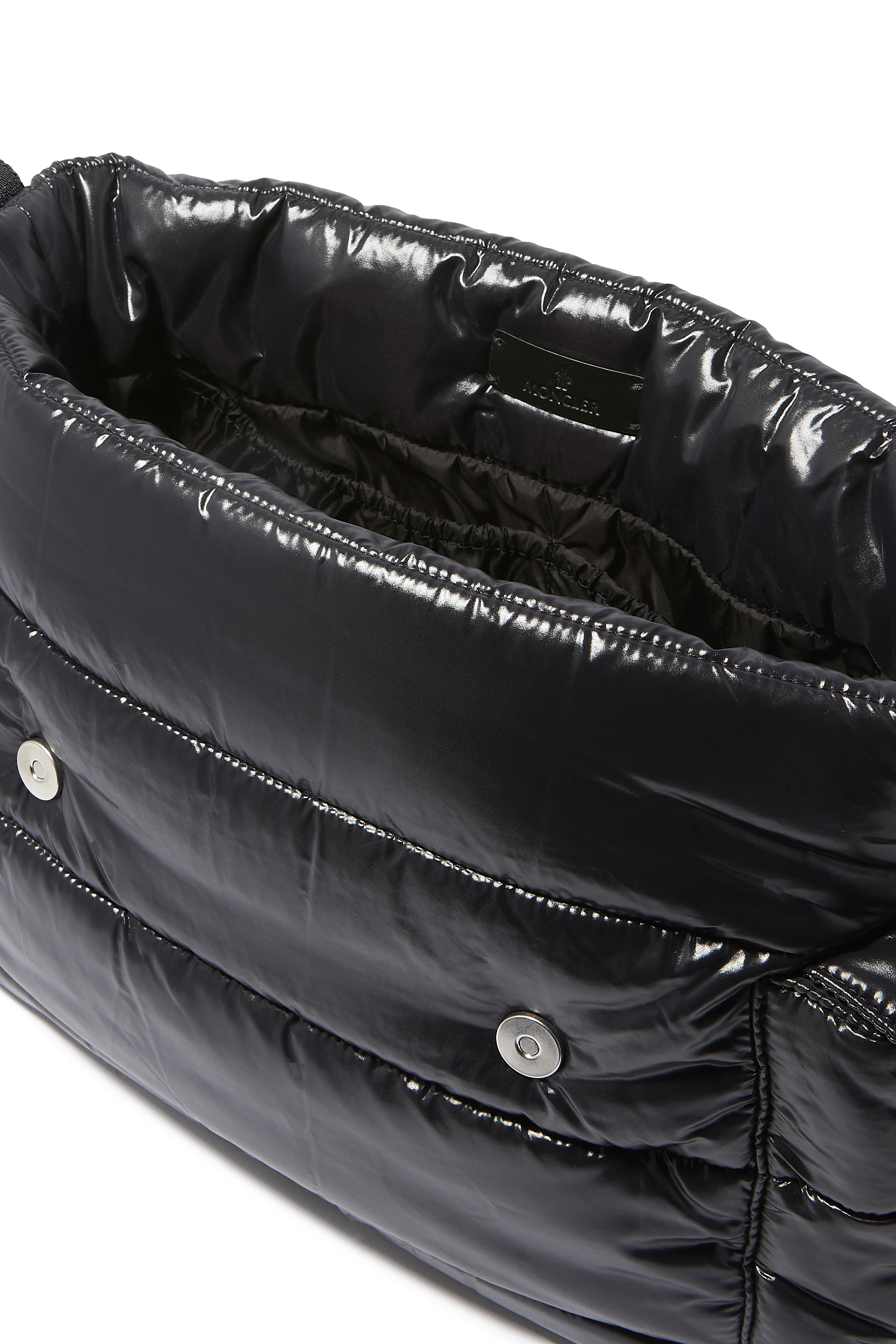 Nylon Laqu&egrave; Diaper Bag