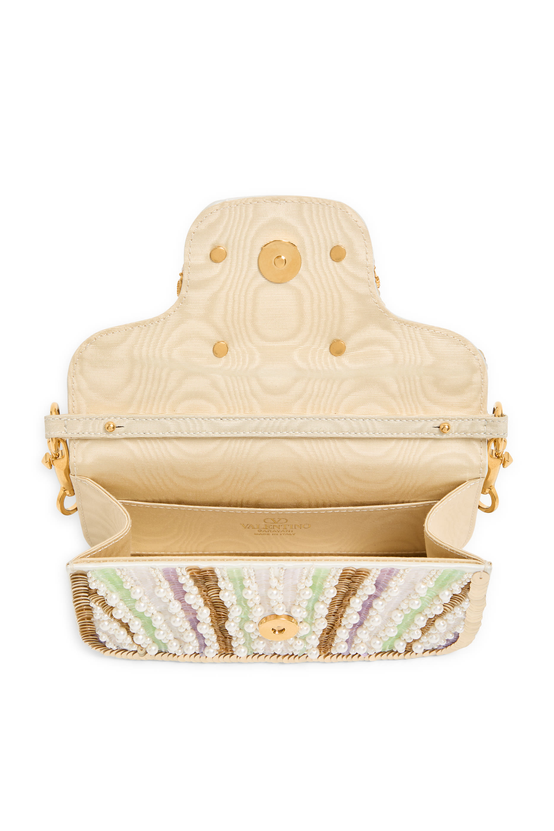 Locò Jewel Logo Embroidered Small Shoulder Bag