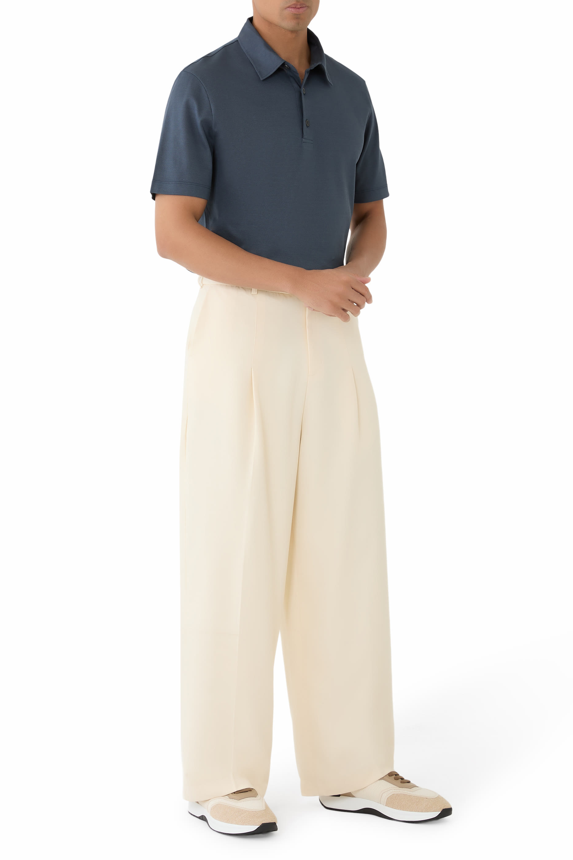  Cashmere & Wool Knit Sneakers