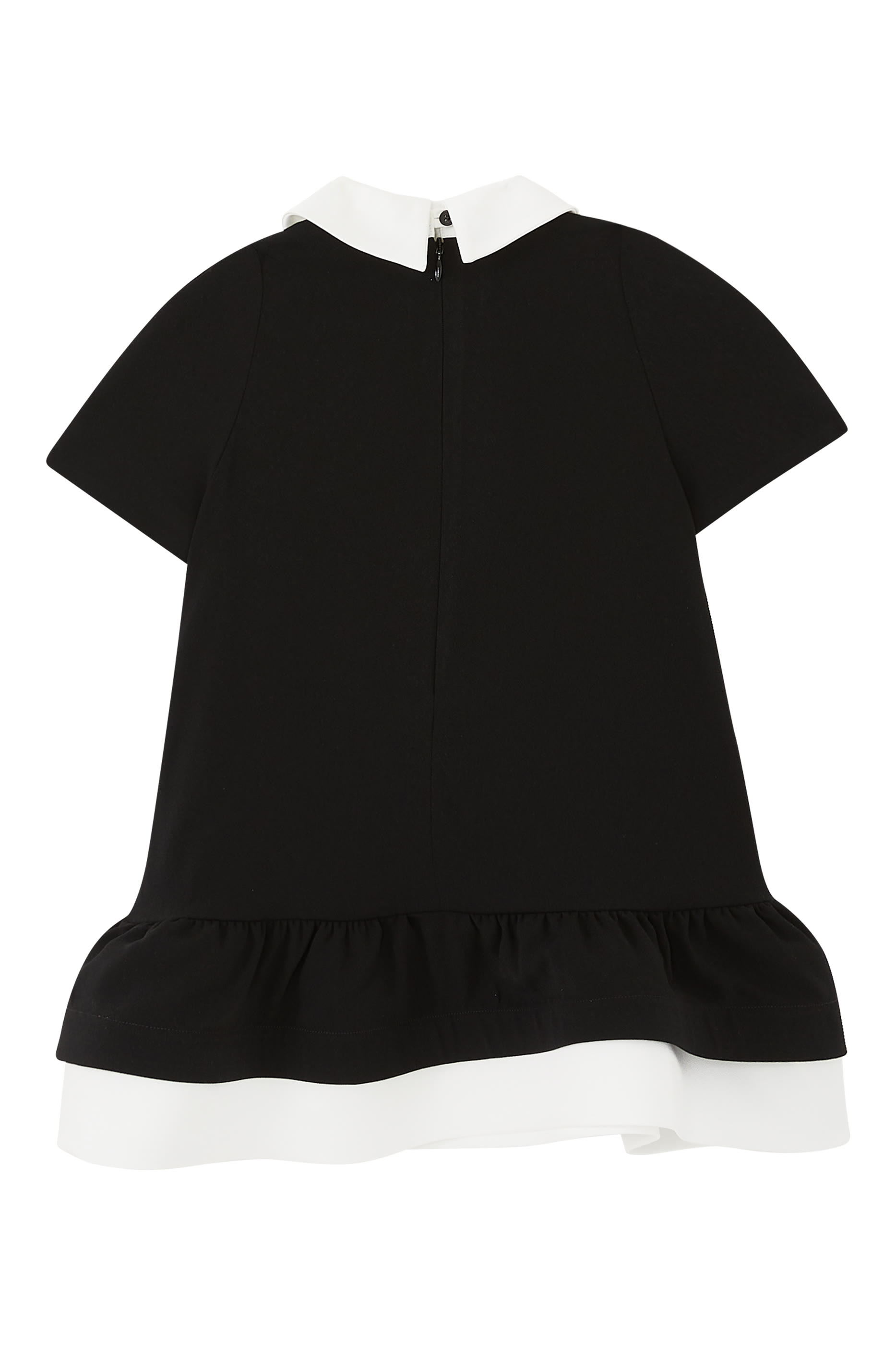 Kids Flounce Crepe Dress