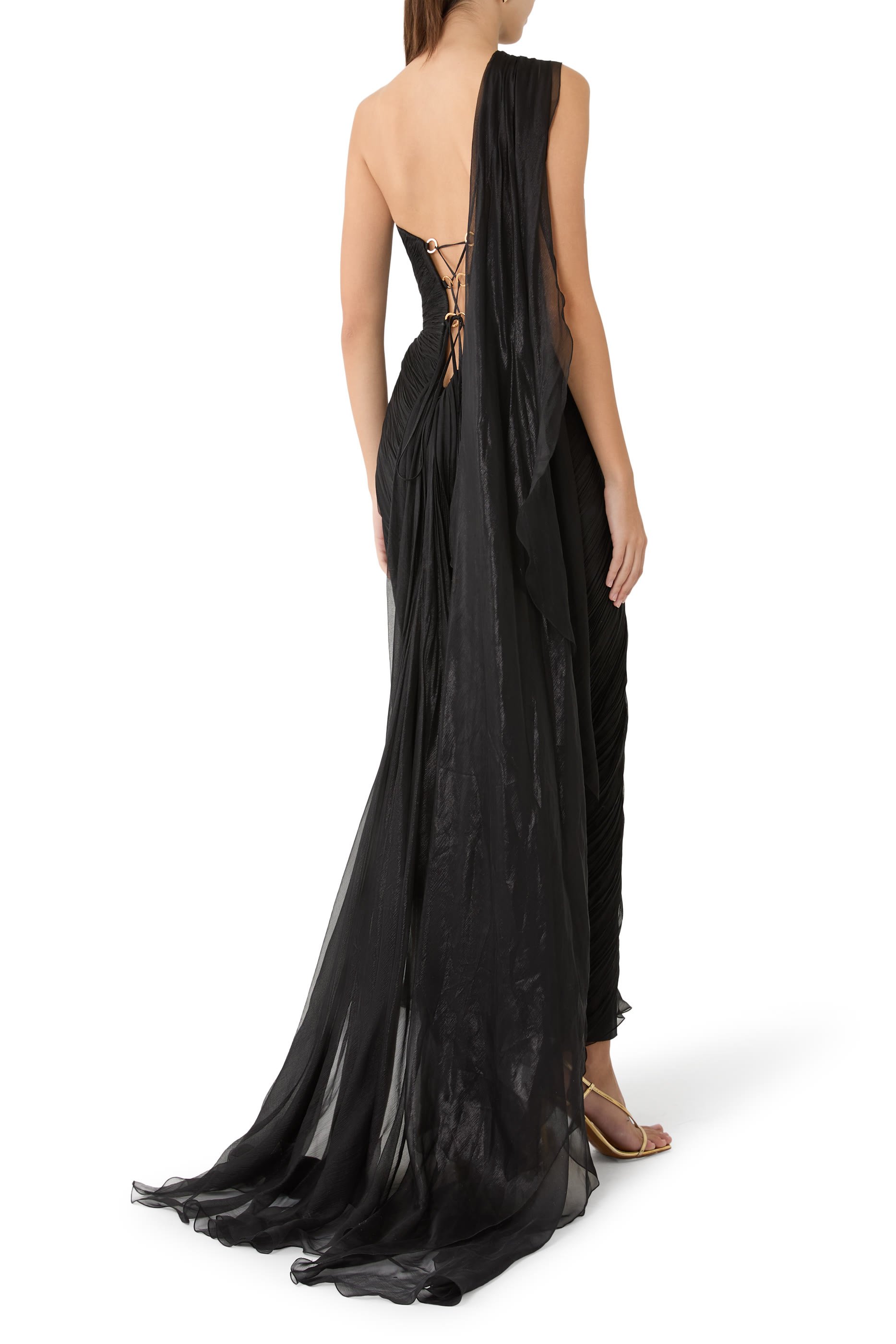 One-Shoulder Evening Dress