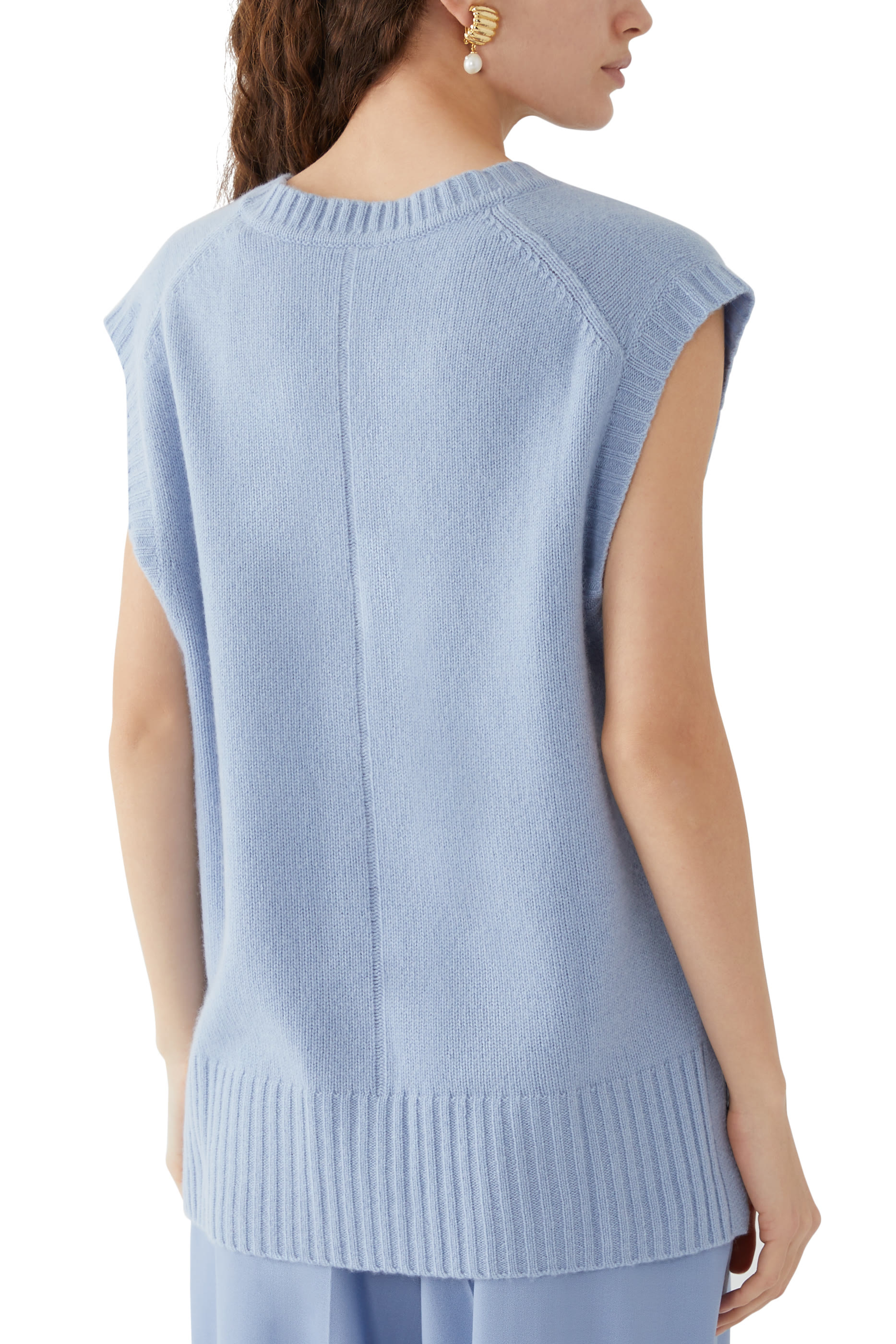 Open Cashmere Vest