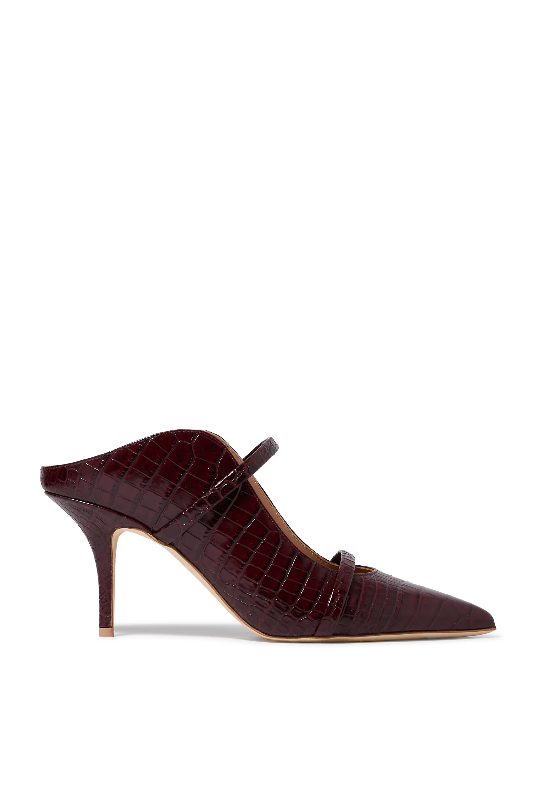 Maureen Double Strap Leather Mules