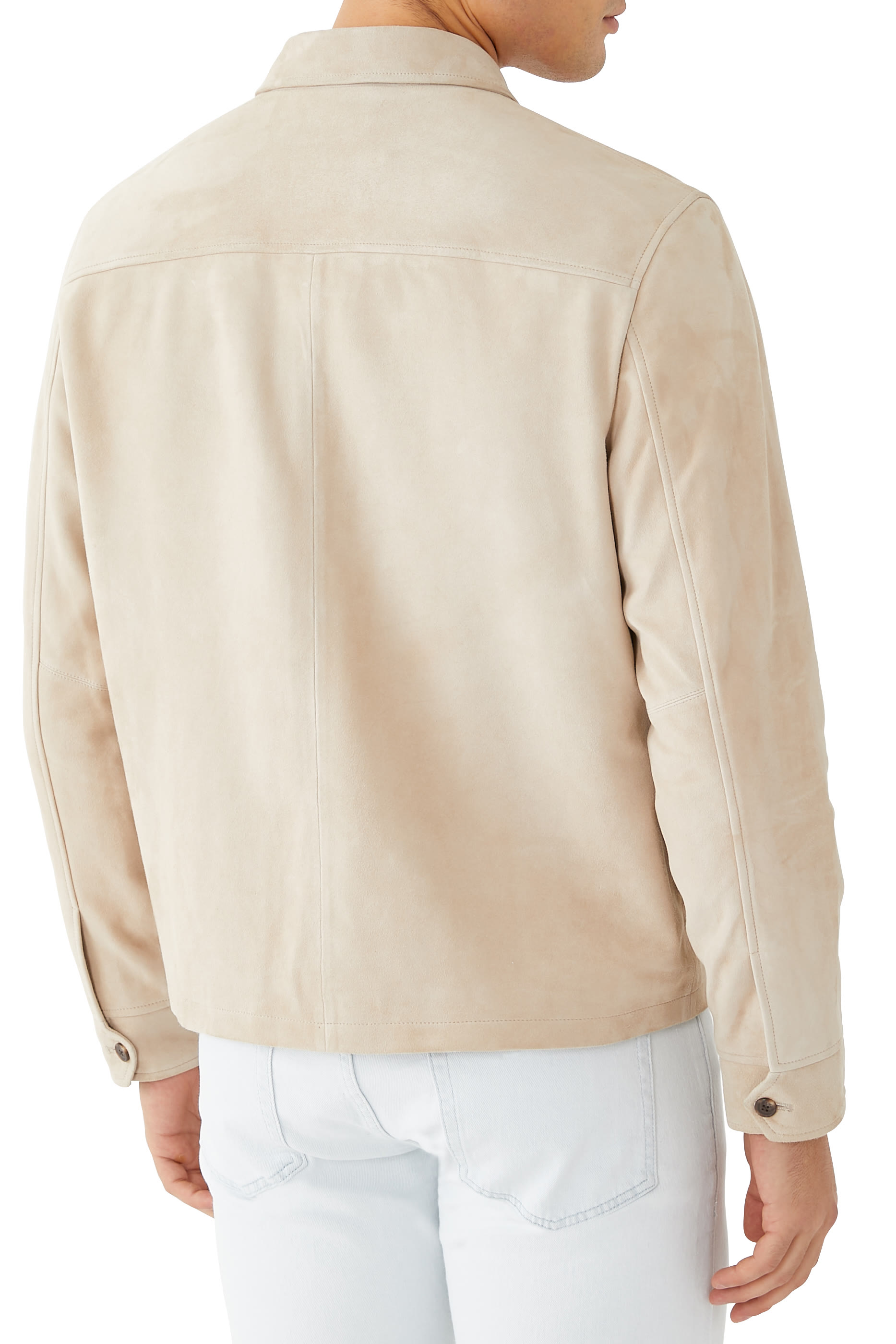 Hazelton Zip Jacket in Suede