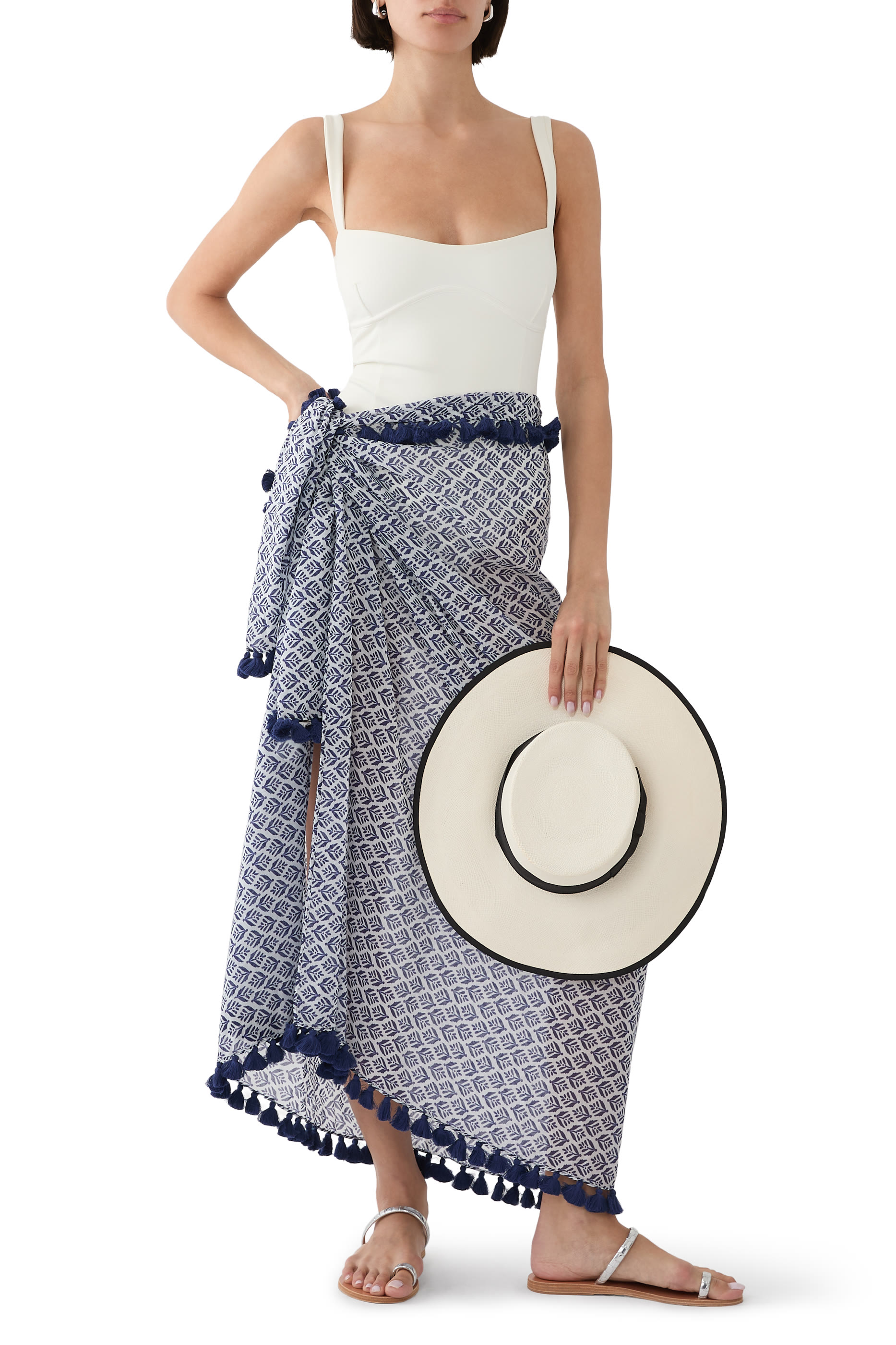 Cape Cod Tassel Trim Sarong