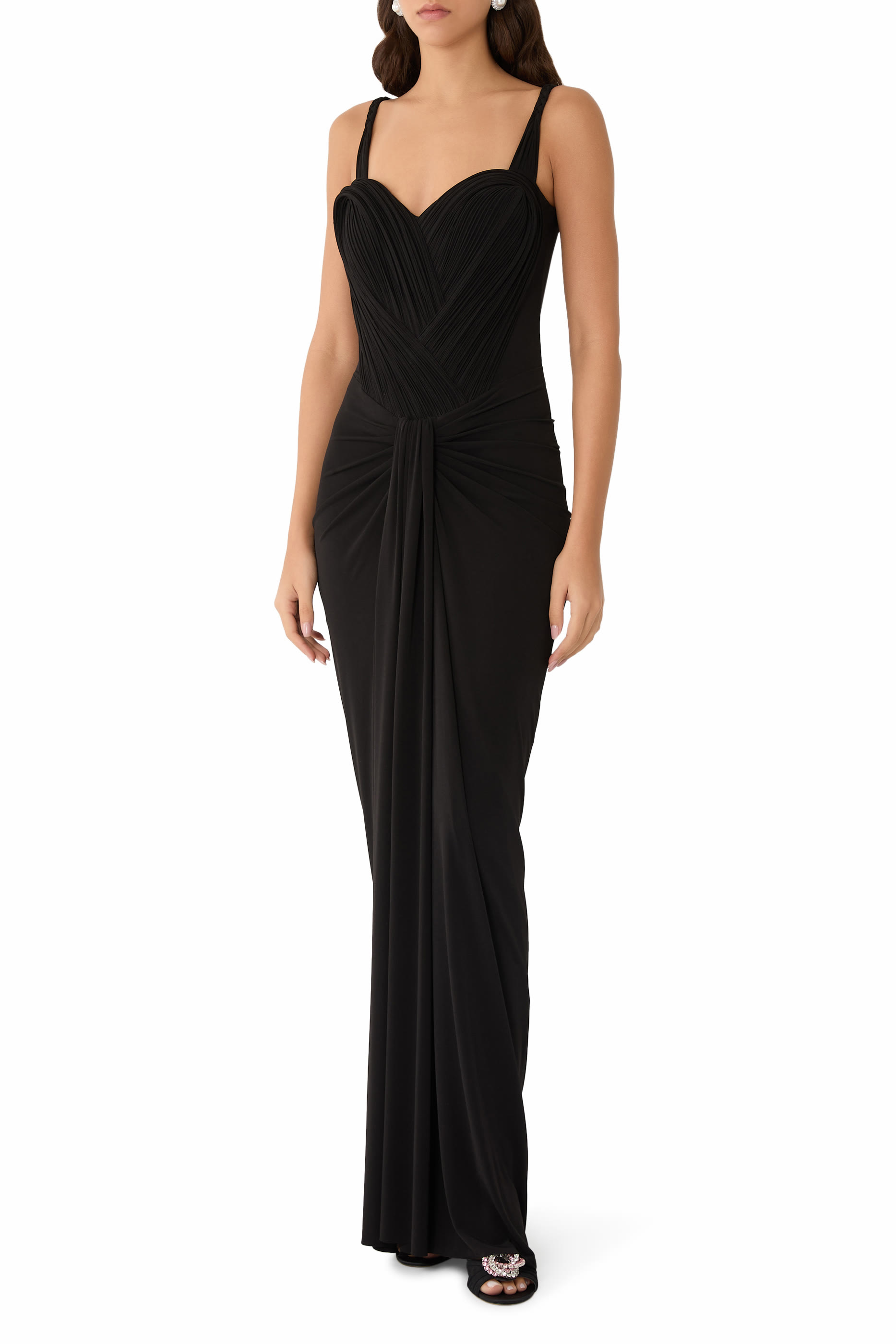 Nyx Jersey Sculpted Gown