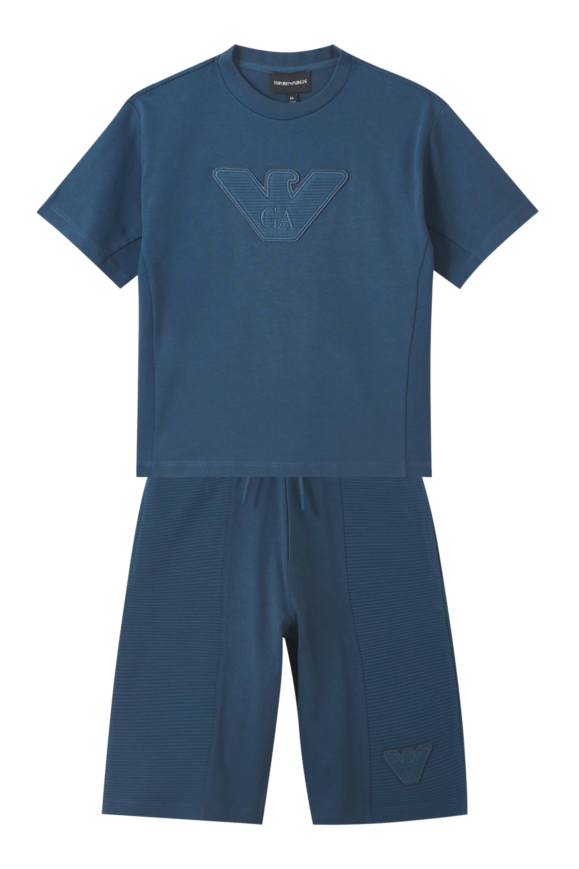 Kids Eagle Logo T-Shirt & Shorts Set