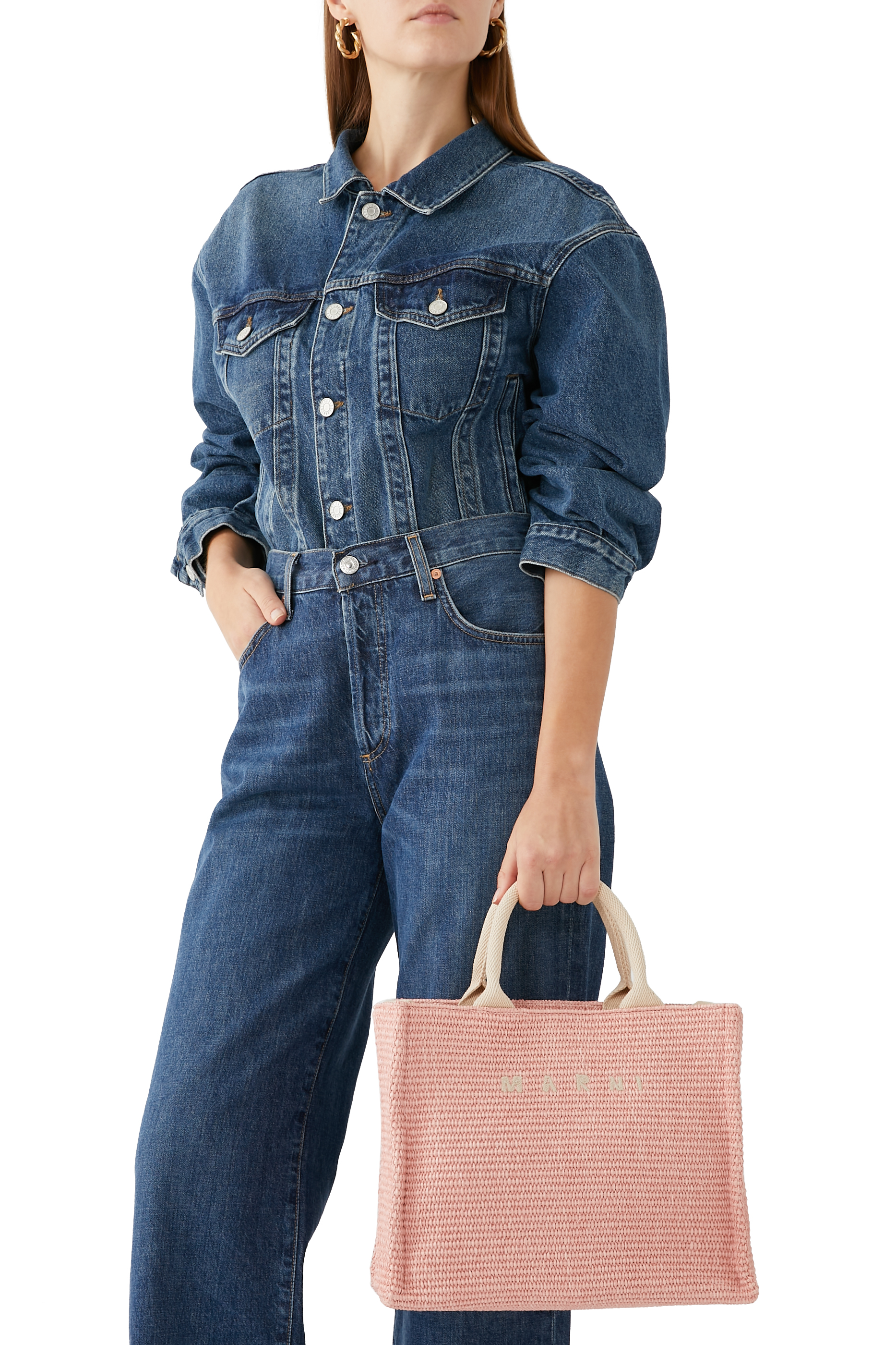 Small Tropicalia Basket Bag