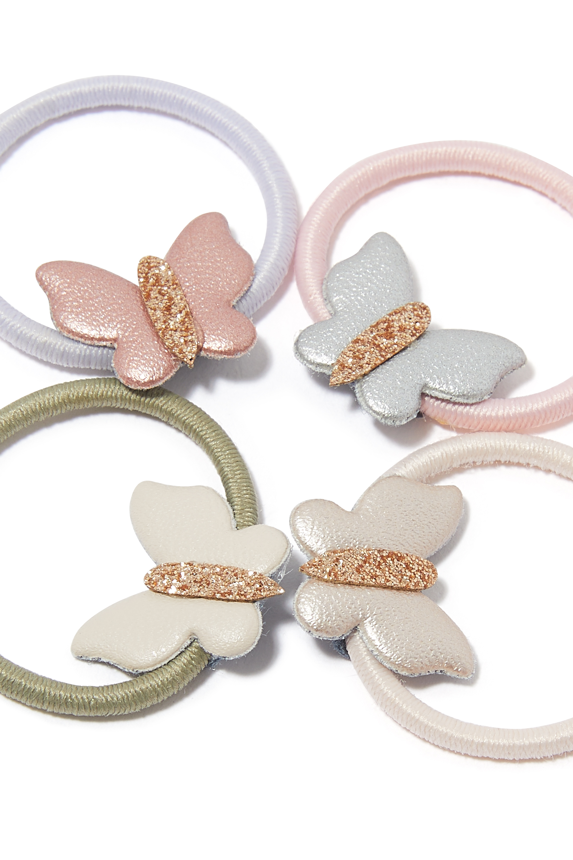 Kids Pastel Butterfly Mini Ponies, Set of 8