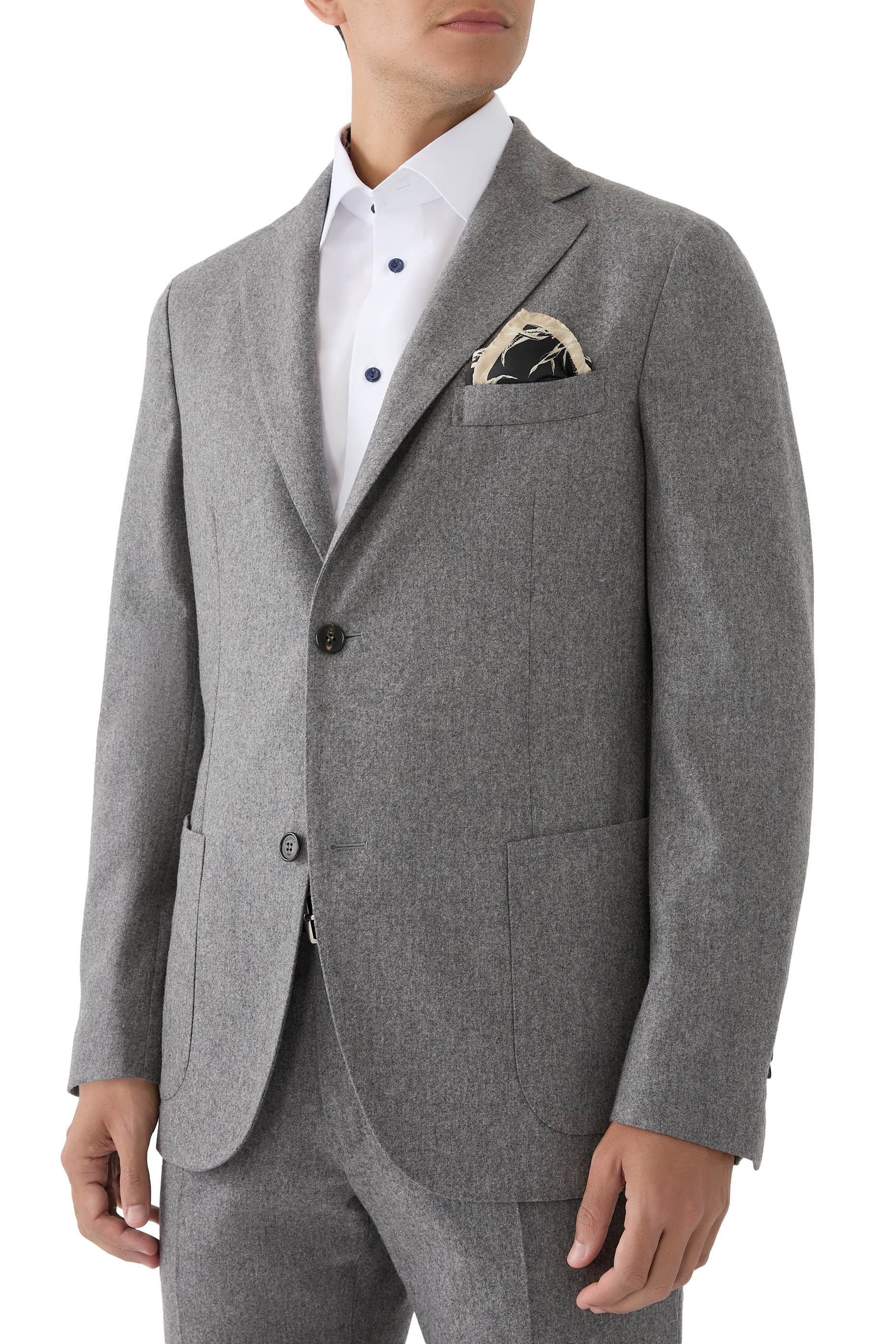 Floral Silk Pocket Square