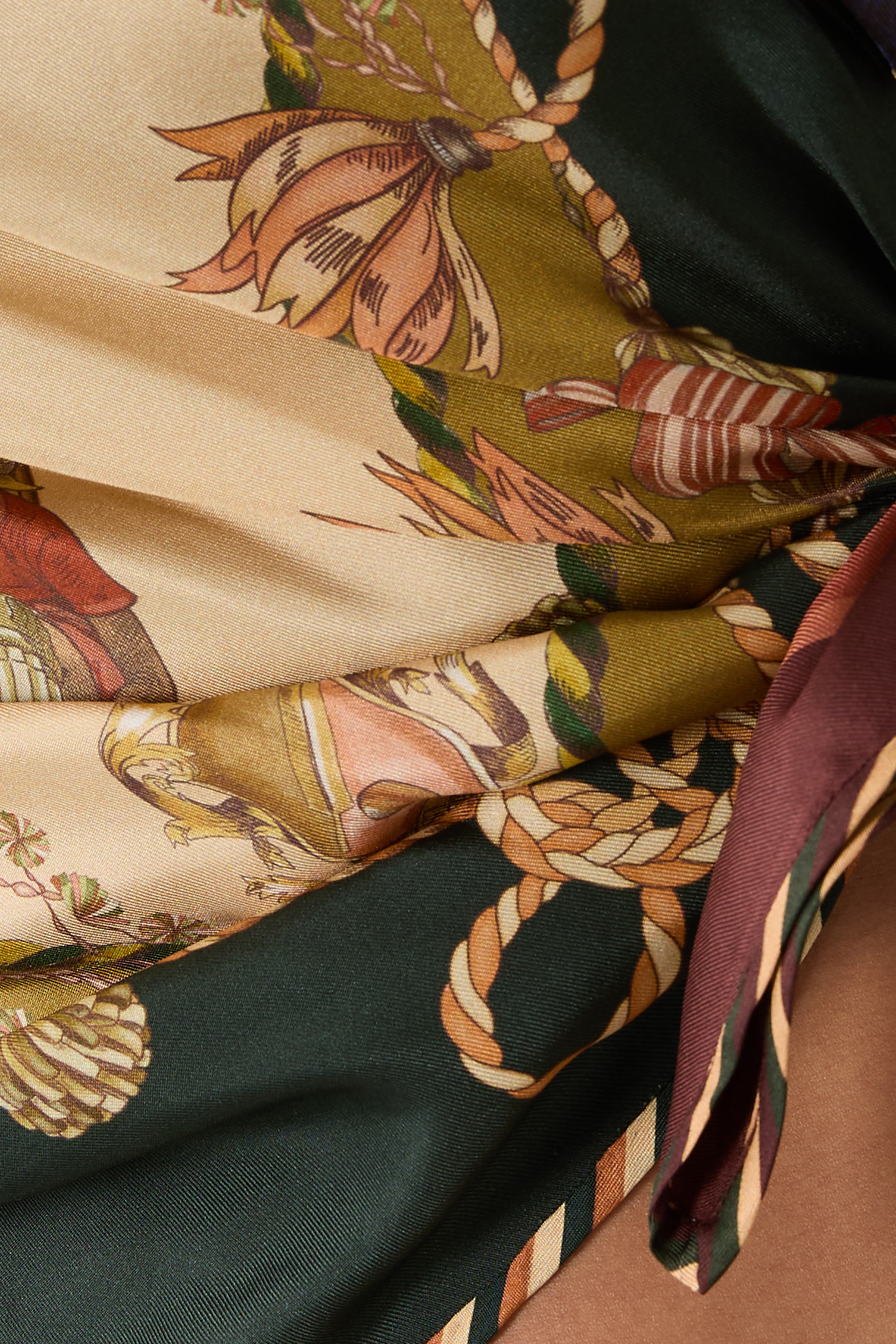 Valiant Draped Scarf Top 