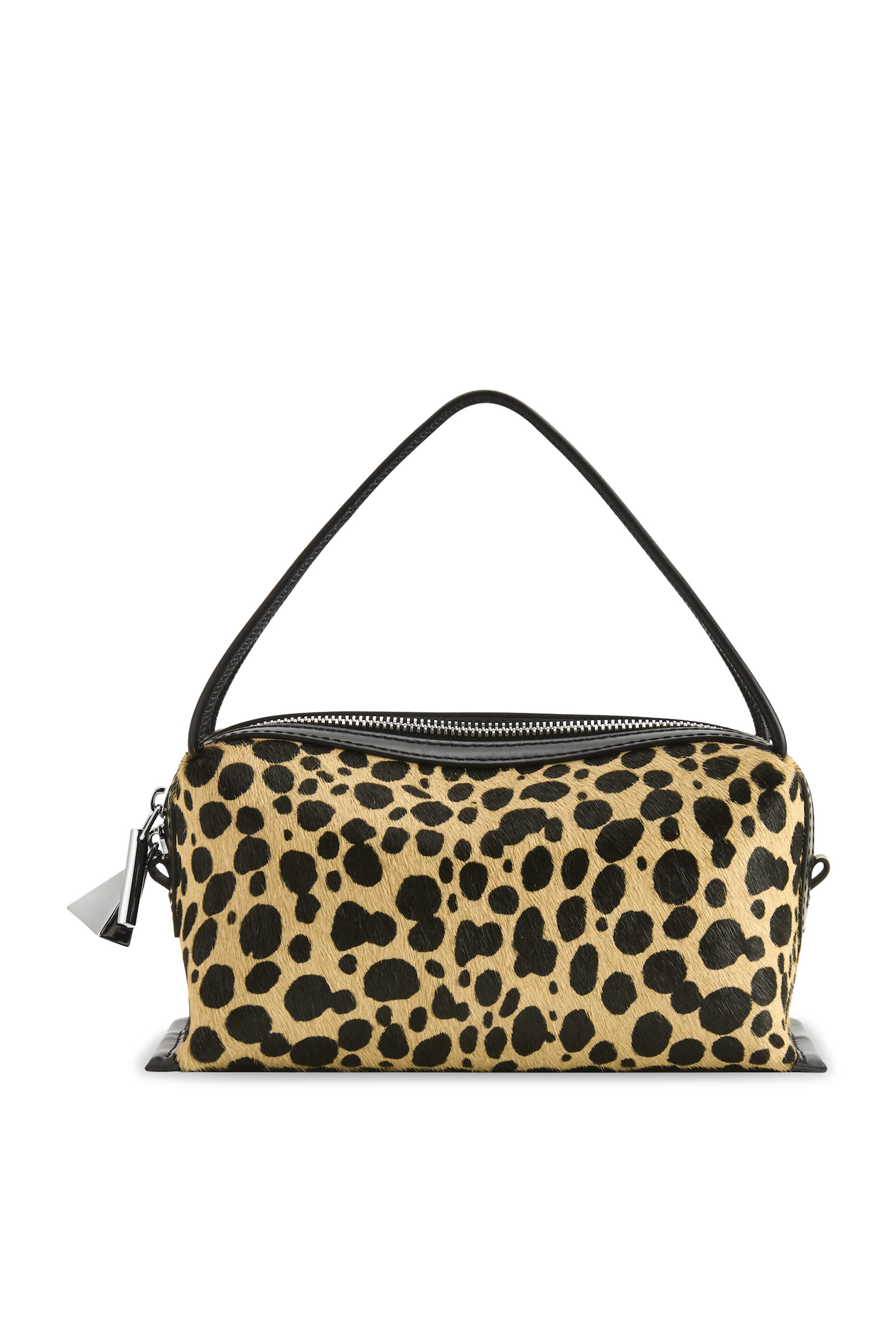 Cheetah Calf Hair Caf&eacute; Mini Bag 